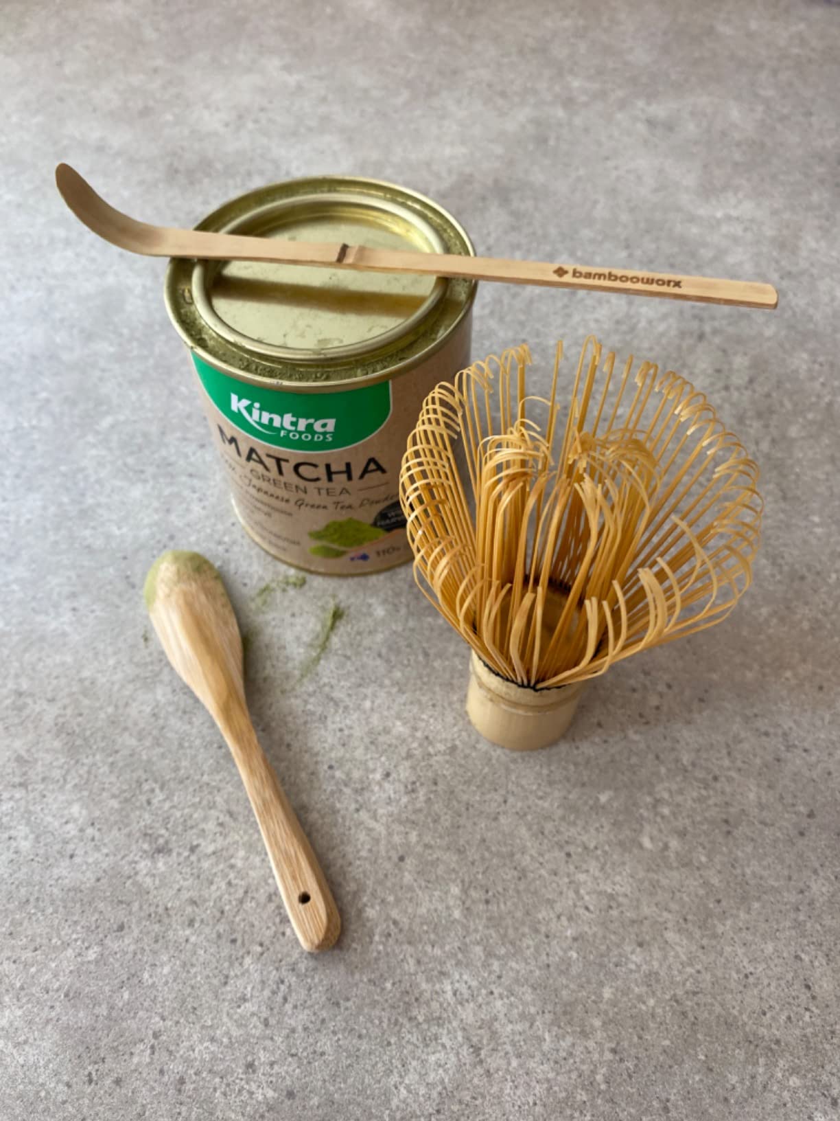 Matcha Mate Electric Powered Bamboo Whisk - Traditional Whisking | Electronic Precision, Rechargeable Portable Tea Frother, Stirrer, Mixer, Making Machine Set Accessories Kit - Matcha Gift Set customer photo 2