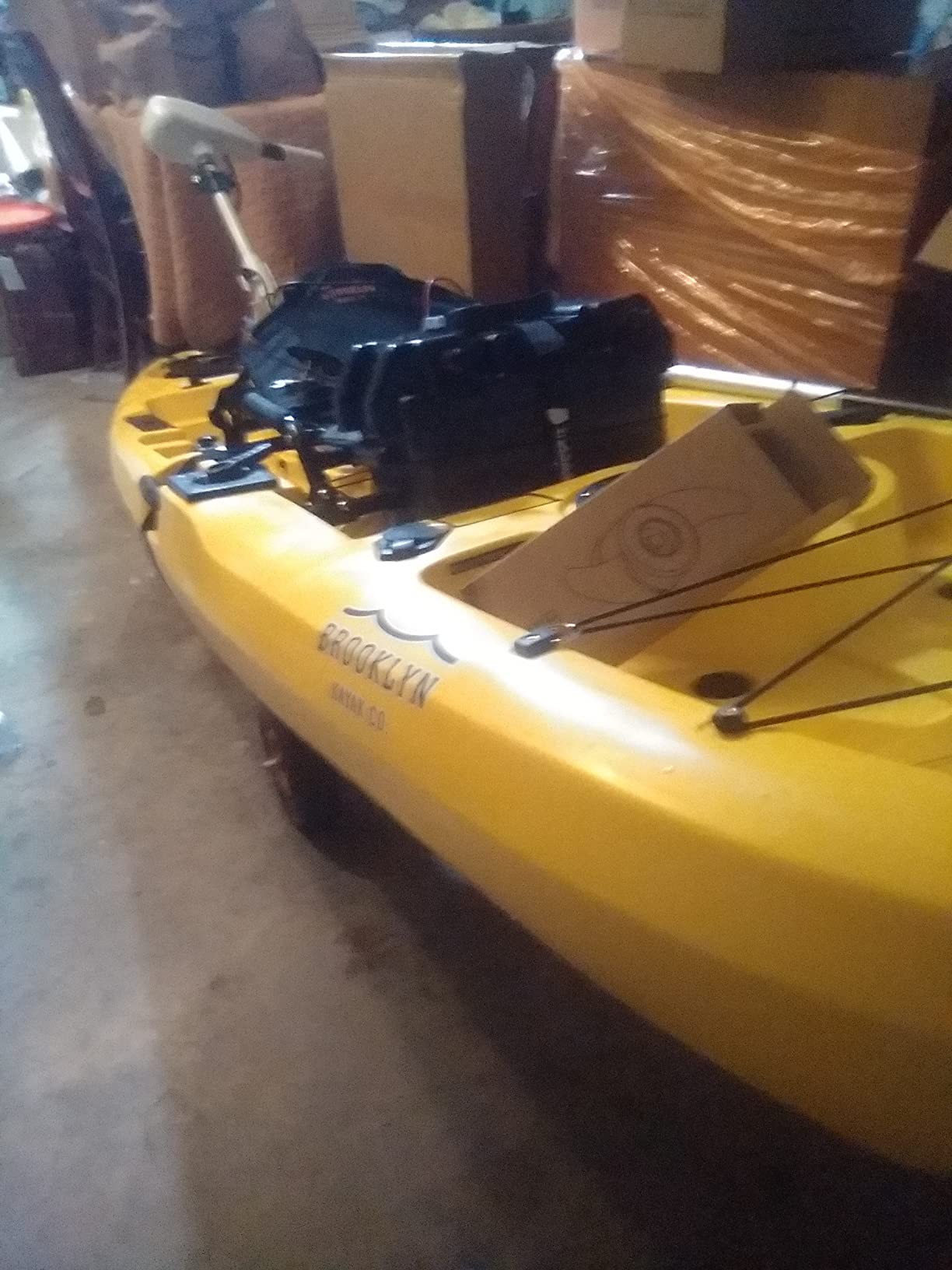 BKC Brooklyn 10.5 Pro Pedal Fishing Kayak, Propeller Drive | Hands-free propeller drive, rudder steering, aluminum frame seat, 440 lb capacity, motor-ready, 10.5 ft solo hull customer photo 1
