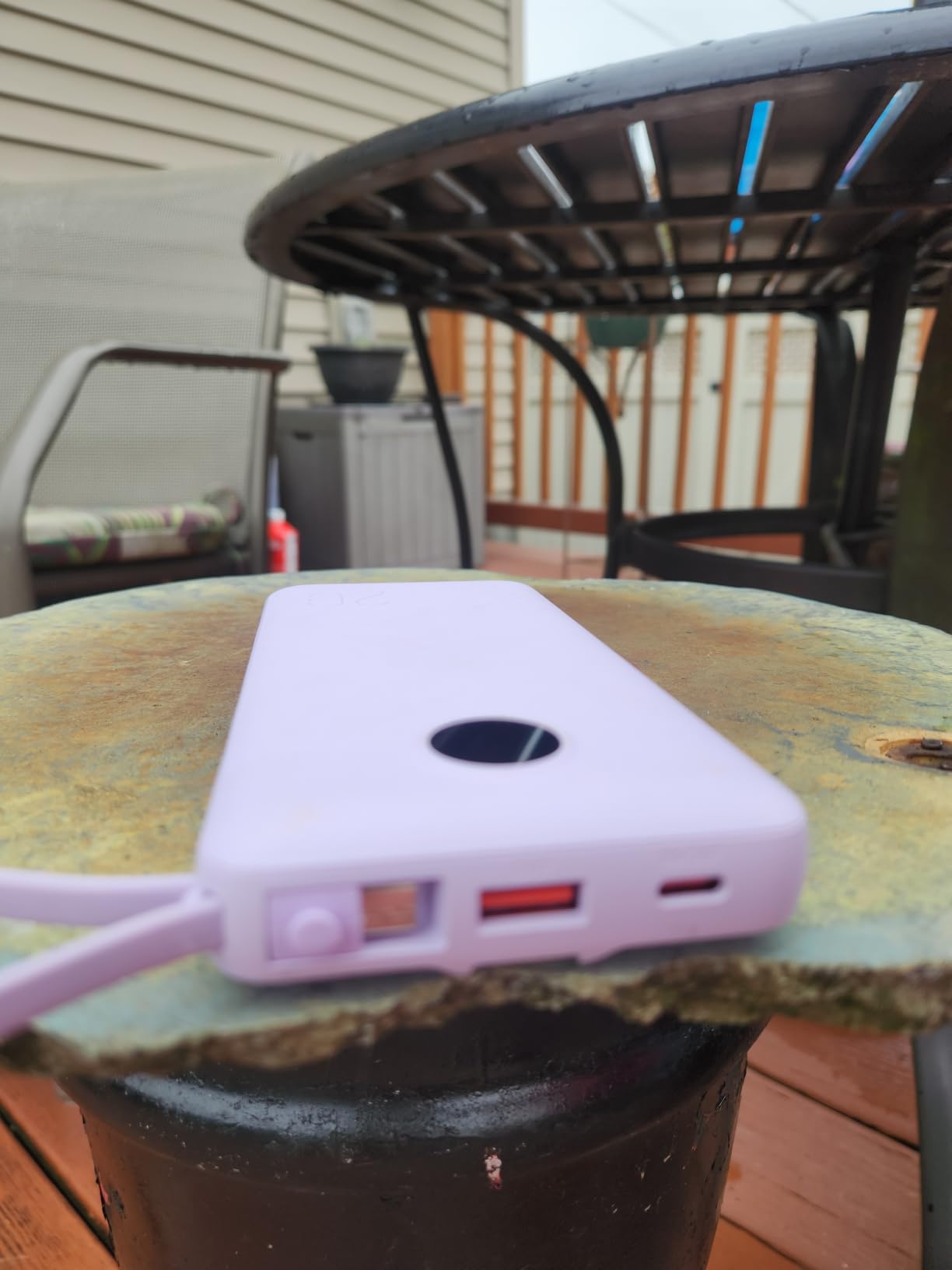 VRURC Portable Charger 4-Built-in-Cables 20000mAh Fast Charging Power Bank customer photo 2