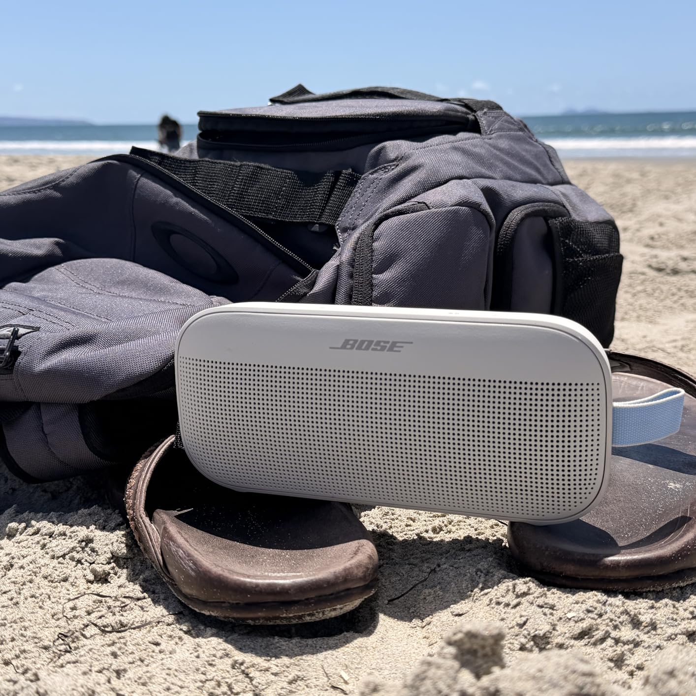 Bose SoundLink Flex Bluetooth Speaker (2nd Gen) - Portable Outdoor Speaker with Hi-Fi Audio, Waterproof and Dustproof, USB-C, Up to 12 Hours Battery Life, Sunset Peach customer photo 1