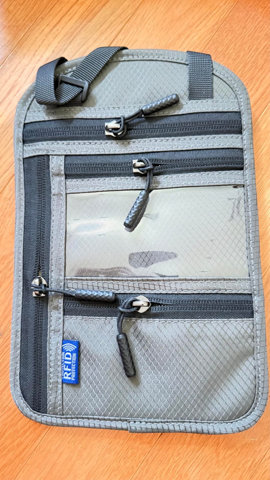Neck Wallet for Travel, RFID Blocking Passport Holder - Slim Travel Pouch with Adjustable Strap | Holds Phone, Cards, Cash, Documents | Water-Resistant & Secure for Men & Women customer photo 2