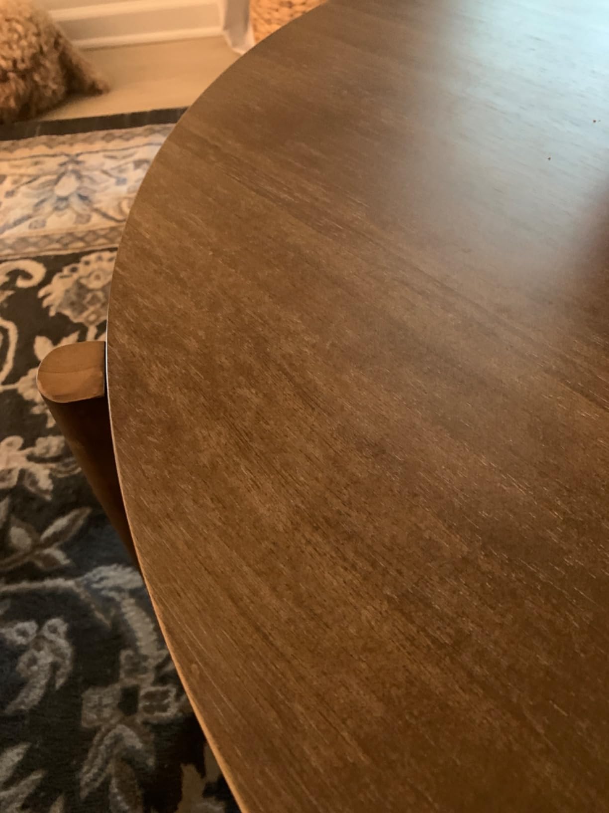 Nathan James Davis Round Wooden Coffee Table, Nesting Coffee Table Set, Nested Table Furniture for Living Room, Light Brown customer photo 1