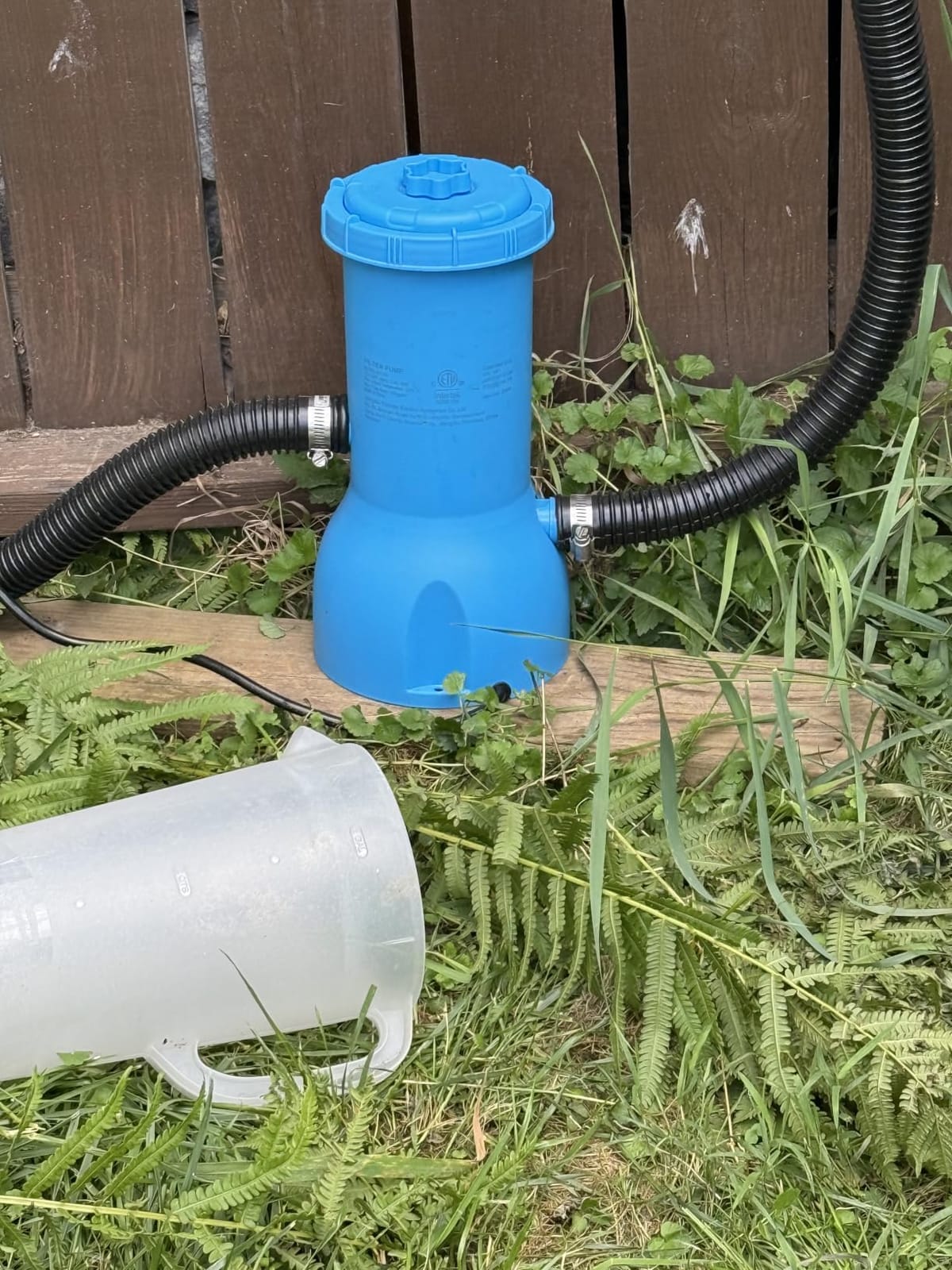 Pro 1000 GPH Above Ground Pool Filter Pump, Pool Filter Pump | With GFCI Protection, Powerful Cartridge Filtration, Clean & Clear Water, Easy Installation & Complete Accessories, Blue customer photo 2