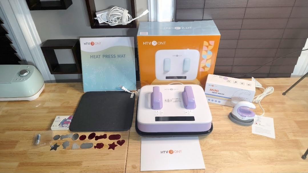 HTVRONT 3 in 1 Auto Heat Press Machine with Adjustable Pressure, 12X10, A100 Auto Heat Press with Heats Up Fast & Evenly, Sublimation Heat Press Machine for T Shirts, Mugs and Hats customer photo 1