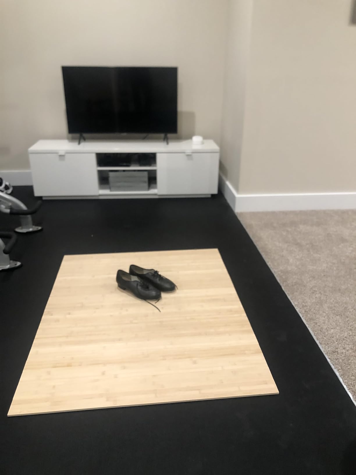 Tap Dance Floor for Any Surface - Bamboo Portable Dance Floor with Storage Bag, Large Floor Mat- Ideal for Home, Studio & Outdoor Tap Practice customer photo 2