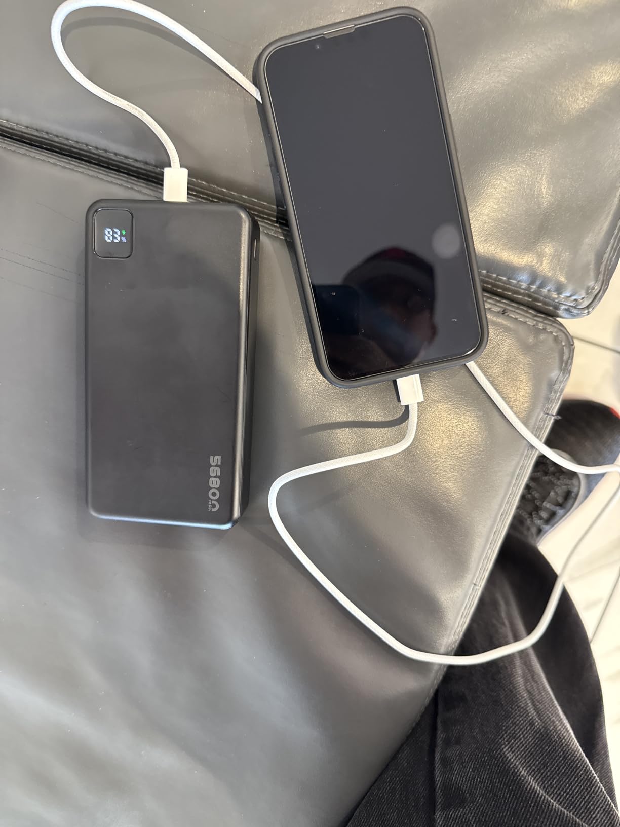 Portable Charger 56800mAh, 22.5W Fast Charging Power Bank with LED Display | Portable Phone Charger for Camping Travel Essential Compatible with iPhone 17/16/15/14/13 Series, Samsung, Google, iPad-Black customer photo 1
