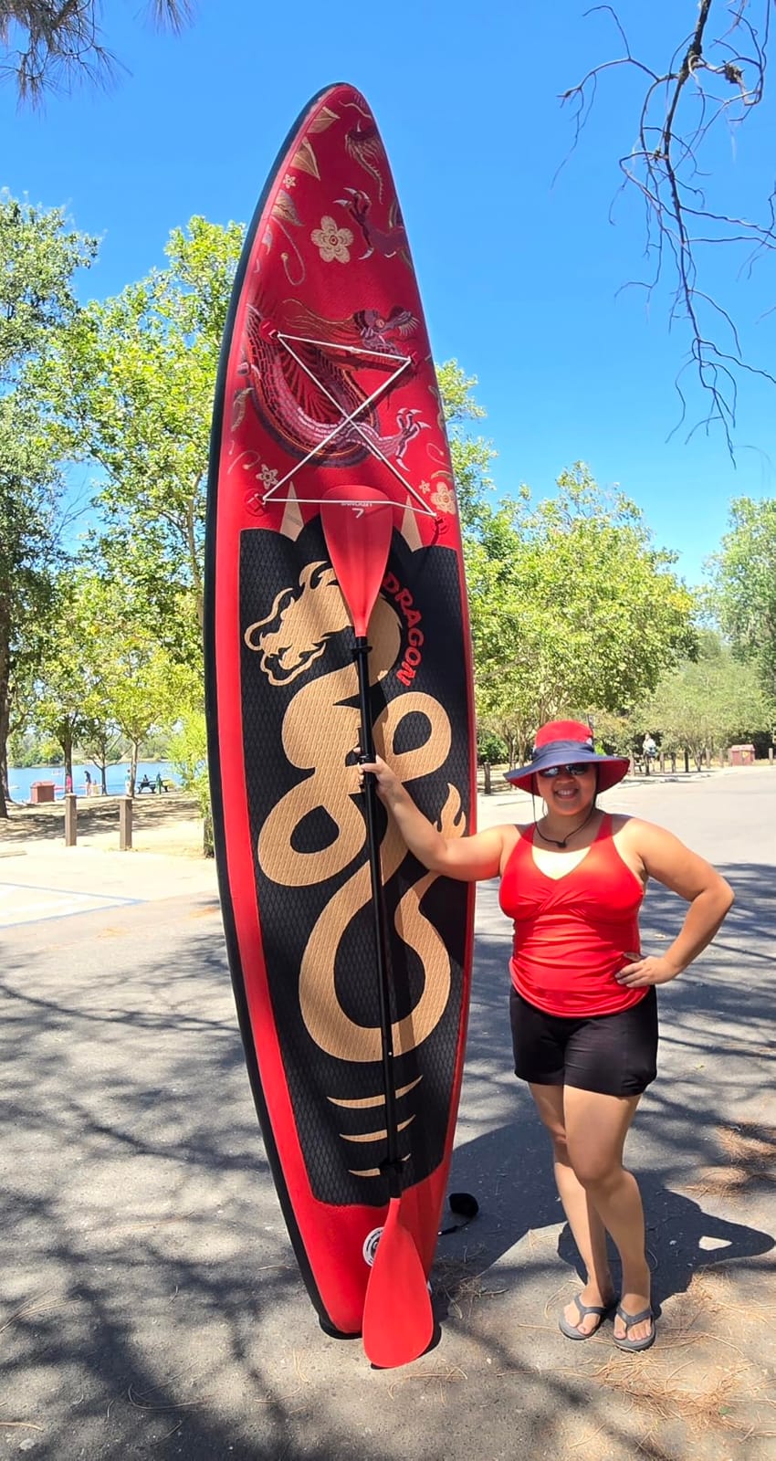 FunWater Inflatable Stand Up Paddle Board with Beginners SUP Accessories | 10'6''/11'SUP, Anti-Slip EVA Deck, Versatile Yoga/Family Inflatable Paddle Boards for Adults & Youth of All Skill Levels customer photo 1