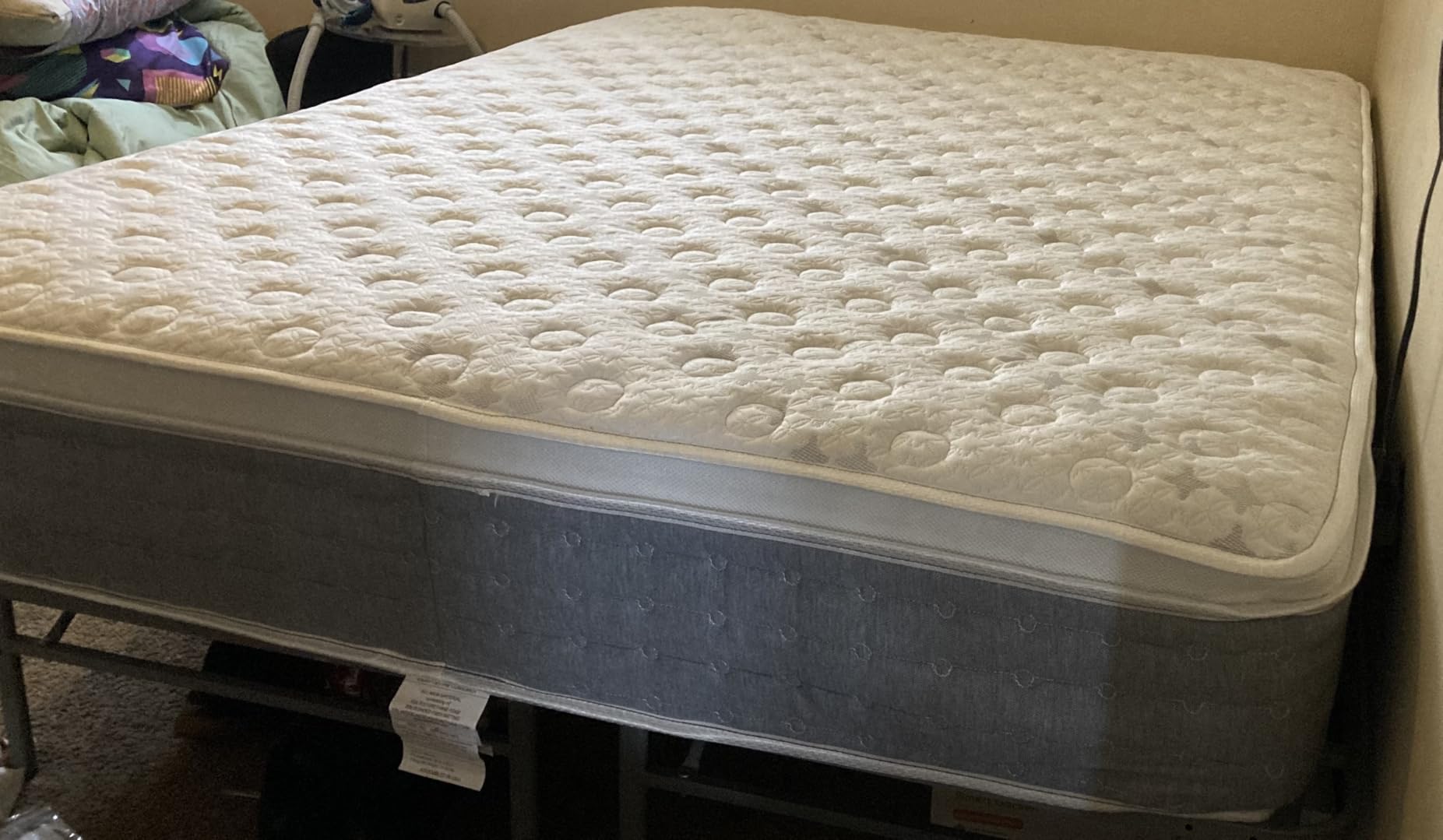 Sleepmax Extra Firm Queen Mattress 12 Inch, Hybrid Mattress Pain Relieving | Hotel-Collection Bed in Box, Extra Lumbar & Hip Support, Spine Alignment, 365-Night Trial & Forever warranty, Fiberglass-Free customer photo 1