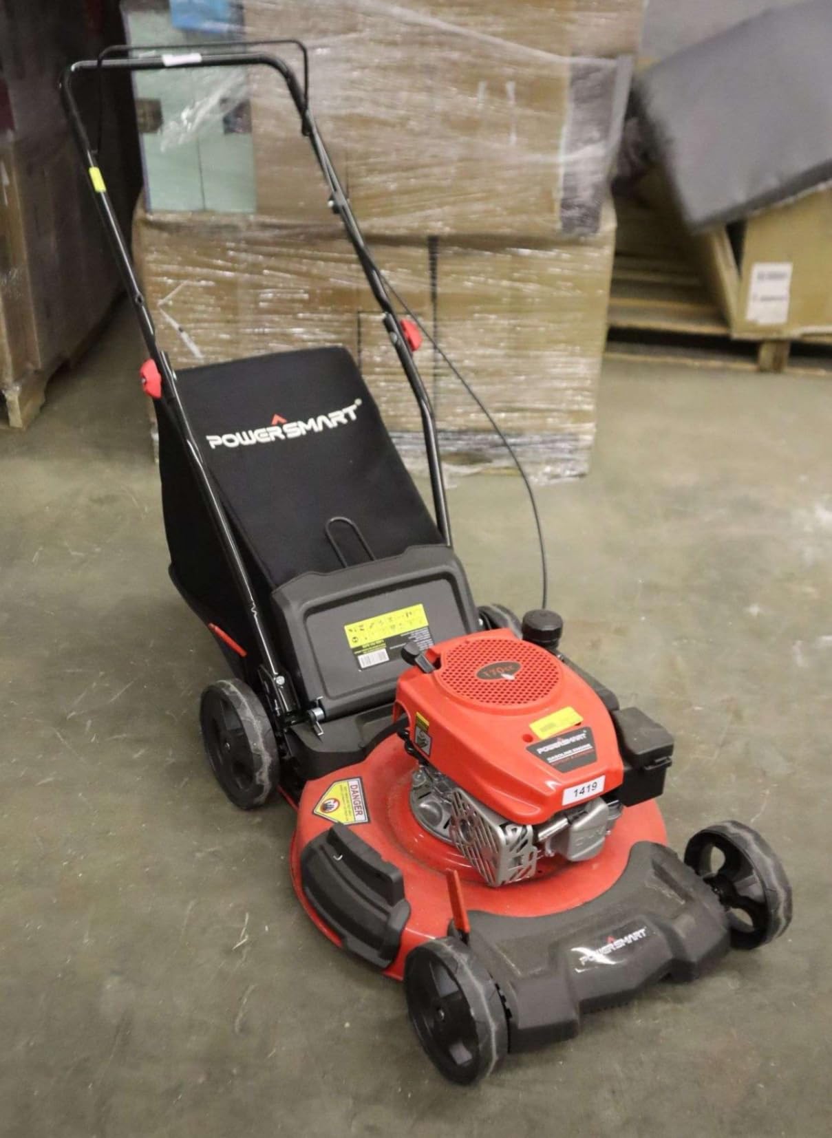PowerSmart 21-Inch 3-in-1 Gas Self-Propelled Lawn Mower, 170CC OHV Engine, Bagging/Mulching/Rear Discharging customer photo 1