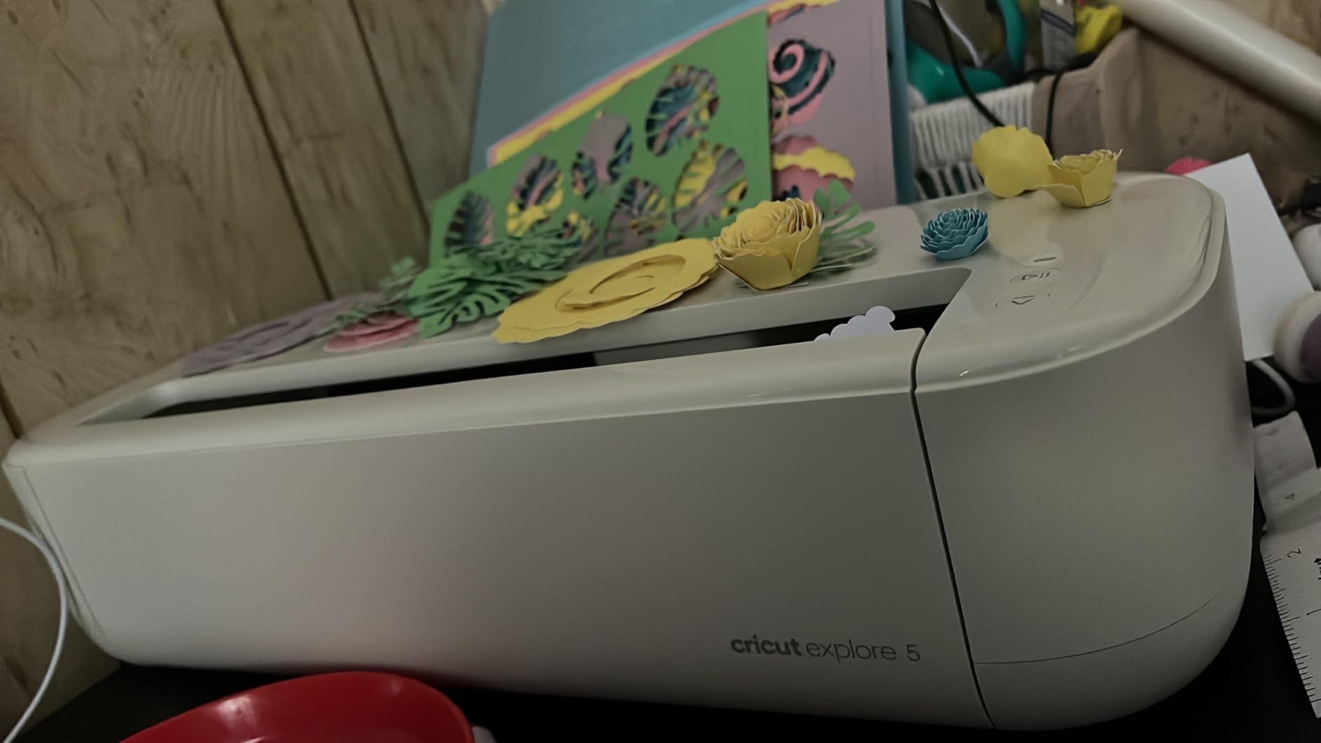 Cricut Explore 5 Essential Bundle + Rainbow Sampler | Includes Smart Vinyl, Smart Iron-On, Printable Vinyl, Cardstock & 100+ Project eBook customer photo 1