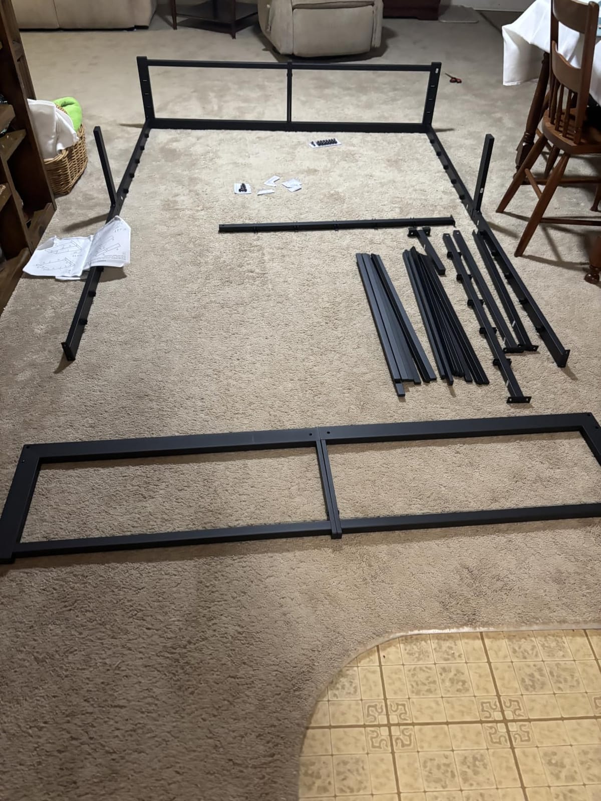 SHA CERLIN 14 Inch Heavy Duty Full Bed Frame, 4000 lbs Capacity Metal Platform Beds with Reinforced Legs, No Box Spring Required, Easy Assembly, Black customer photo 1