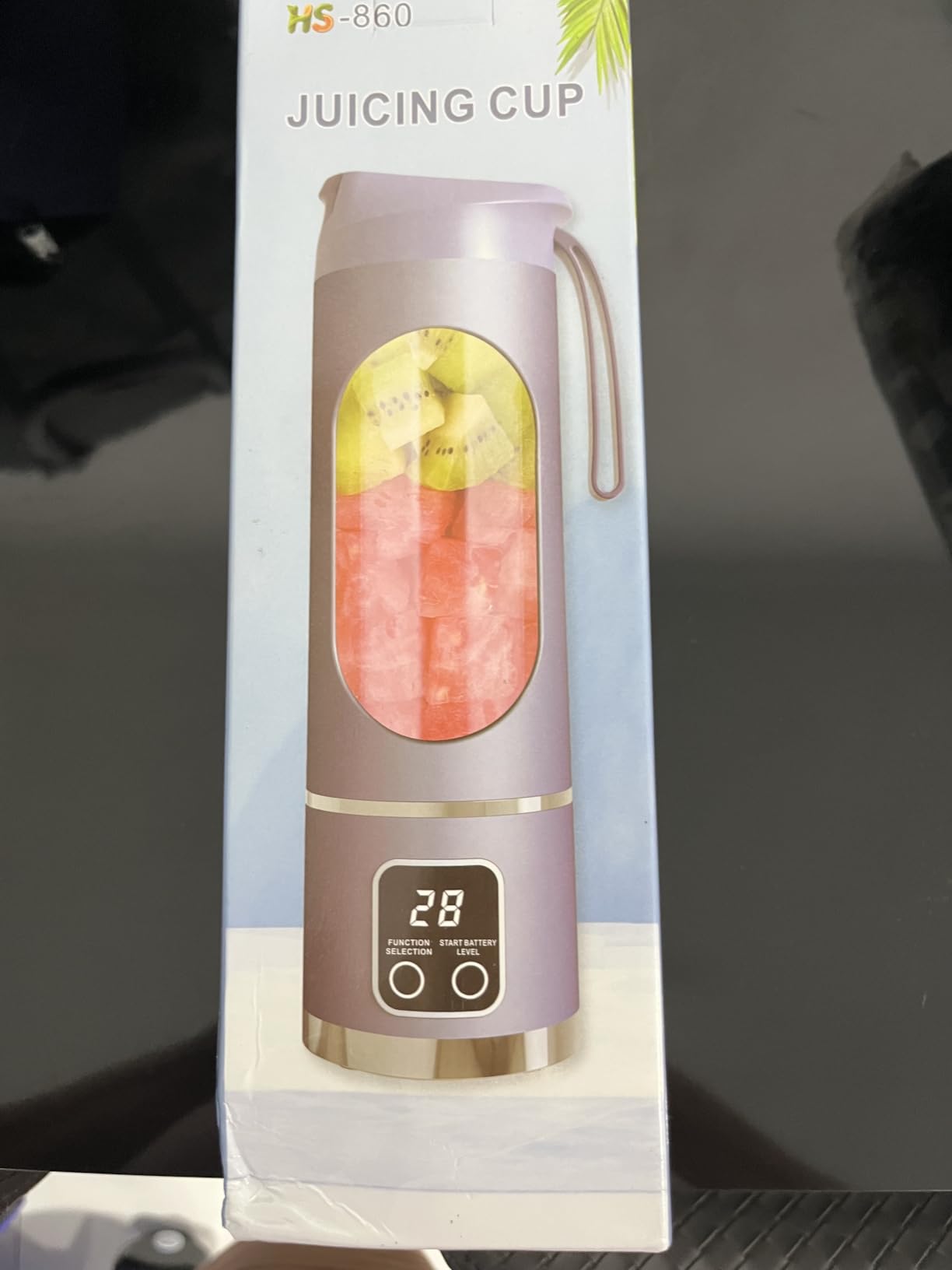 Lilogi 500ML Portable Smoothie-Maker Cup, 12-Blade USB-C Rechargeable Juicer customer photo 2