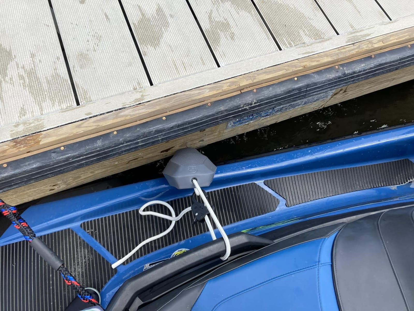 PWC Jet Ski Bumpers PWC Jet Ski Fenders for Docking Without Knot | Marine grade EVA Quick attachment unknot system brings protection safety convenience to Sea-Doo Yamaha Kawasaki when it docks customer photo 1