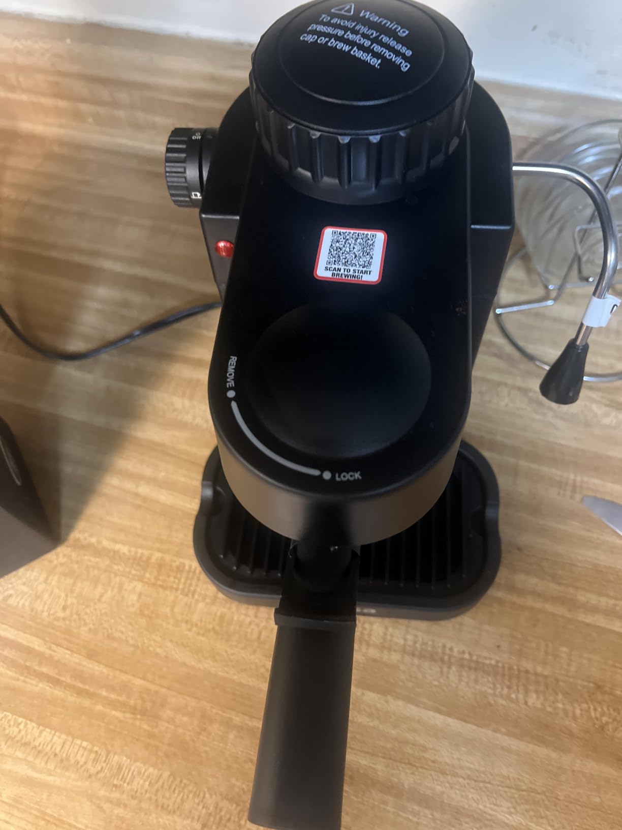 IMUSA 4 Cup Electric Espresso Cappuccino Coffee Maker, Black, Milk Frother for Creamy Foam customer photo 1