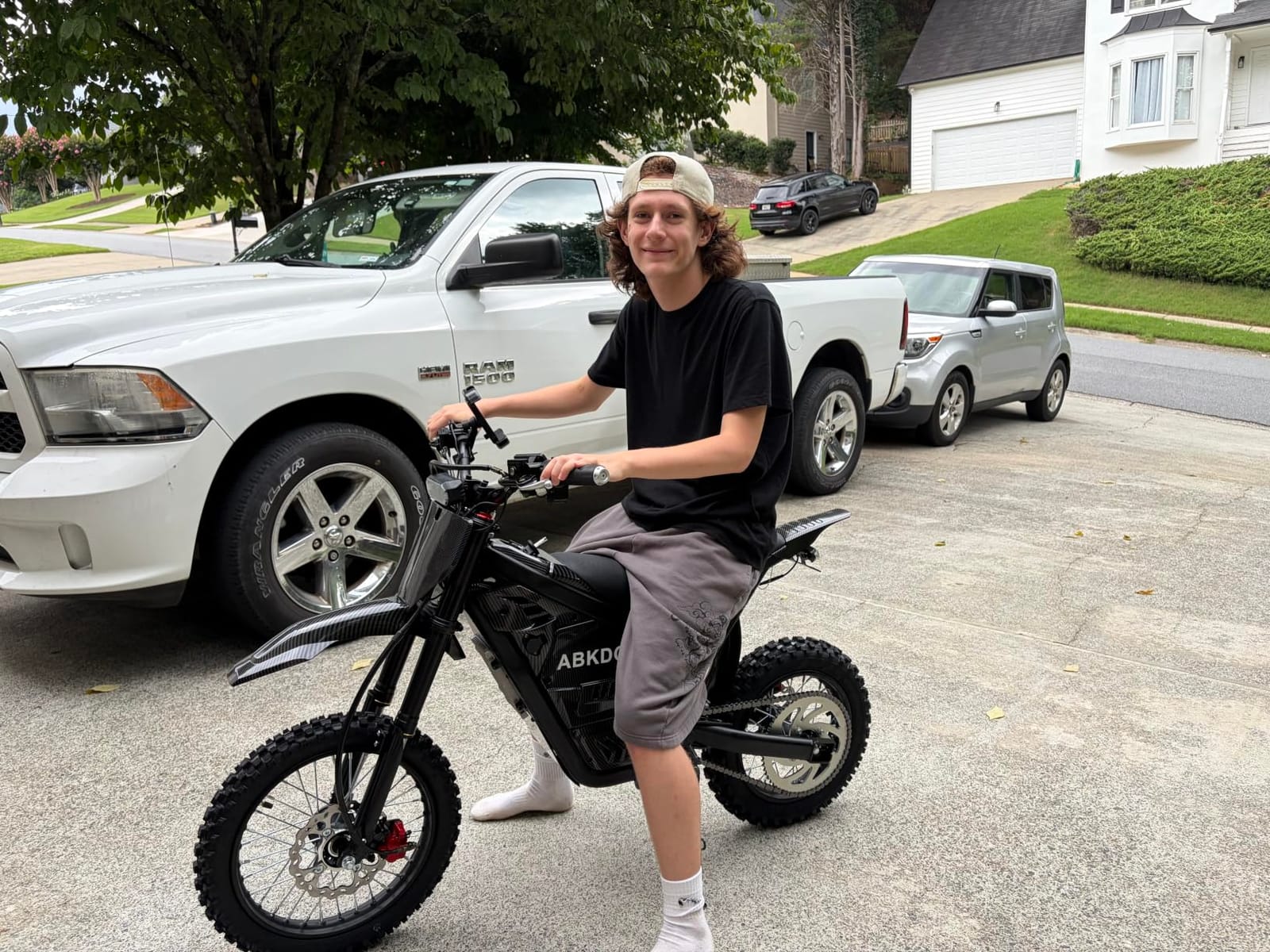 4000W Peak Electric Dirt Bike for Teens Adults, 45 MPH, 40 Miles Range | 48V 23Ah Removable Battery, 14