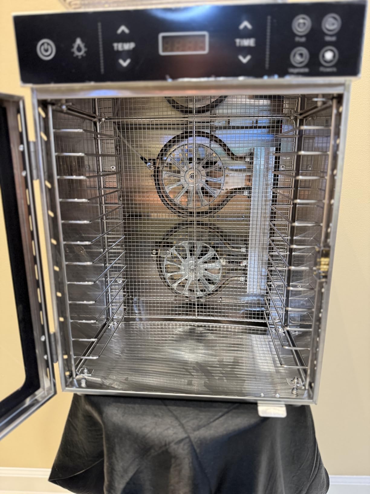Suteck 800W Food Dehydrator with 12 Trays for Jerky, Fruit, Veg, Meat | Stainless Steel, 4 Presets, Strong Dual Fans & 360° Airflow, 85°F-195°F, 24H Timer, Built-in Light, Quiet customer photo 2