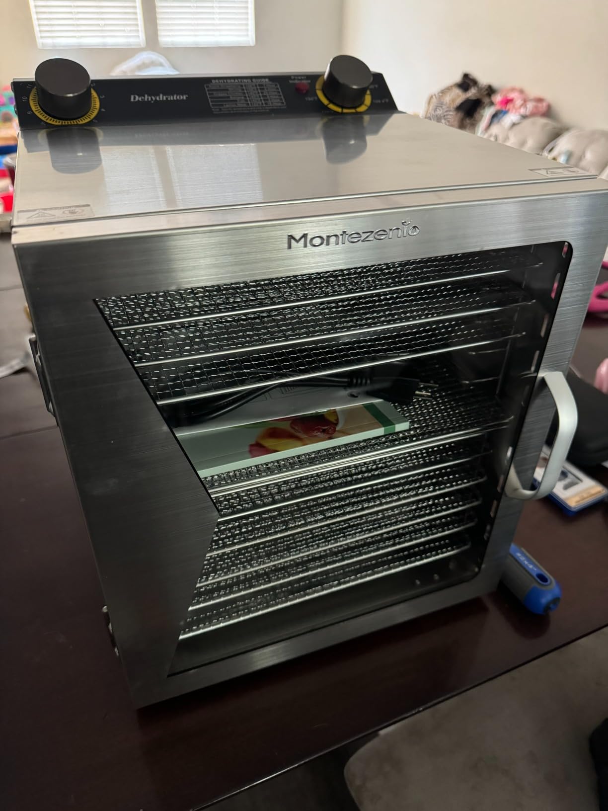 Commercial Large 12 Trays Food Dehydrator Machine, 11.6ft² 1100W | Stainless Steel, 86-194°F, 48H Timer, 5 Presets, 360° Airflow, Quiet Food Dryer for Jerky, Meat, Fruit, Veggies, Beef,Herbs customer photo 1