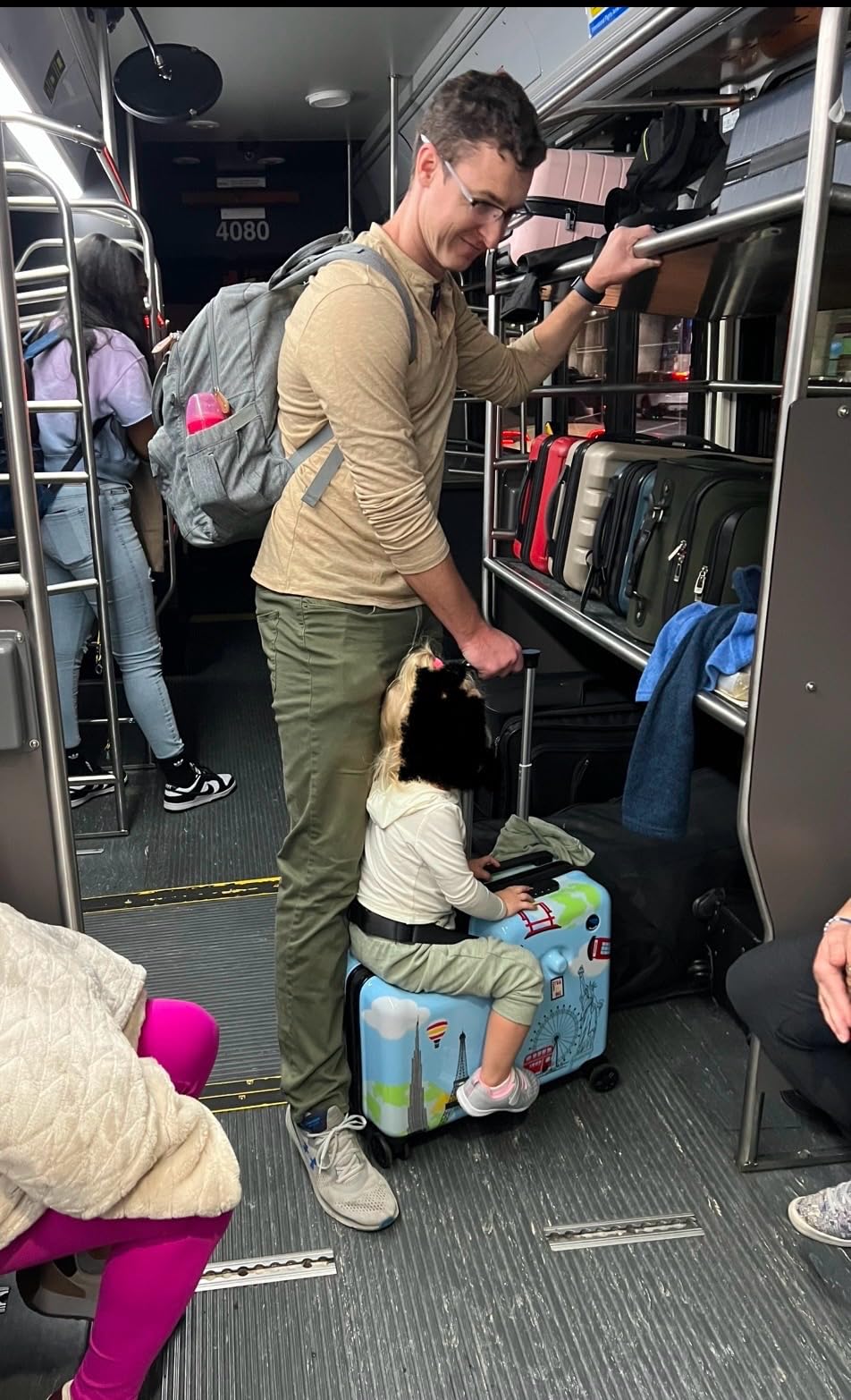 Itsy Rider Kids Ride-on Suitcase with Spinner Wheels (Pink Unicorn) customer photo 1