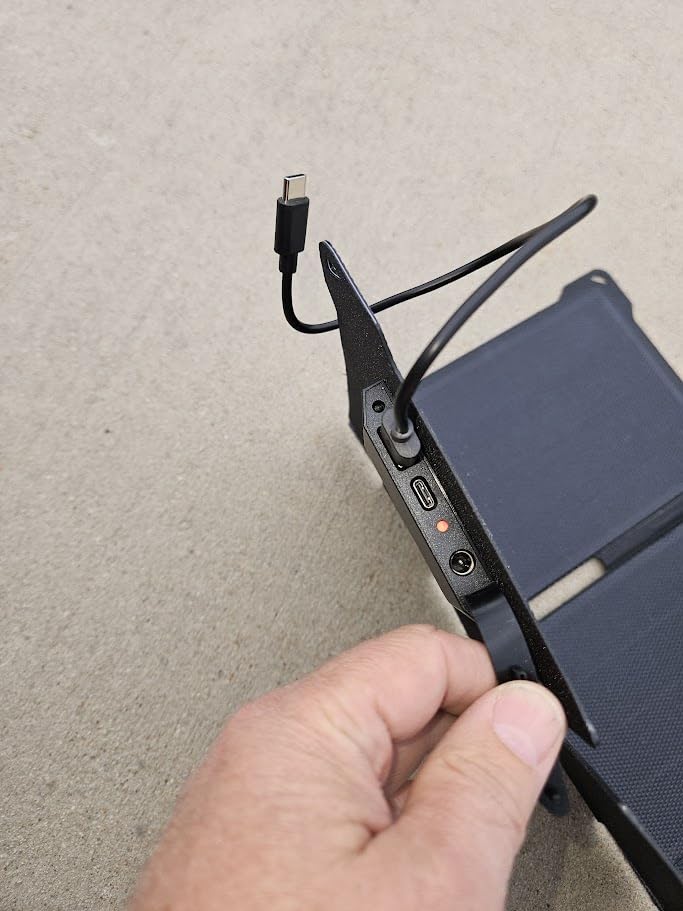 45W HPBC Portable Solar Panel, 25.4% Conversion, IP68, Ultra Light 1.5lbs | DC USB C & QC3.0 Output, Pocket Size Solar Charger for Power Station Cell Phone Camping Hiking Backpacking Outdoor customer photo 2