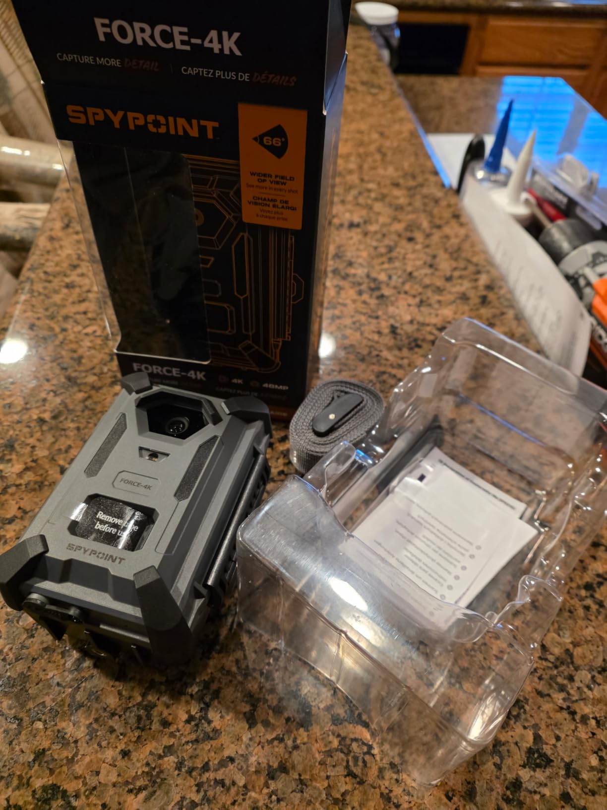 SPYPOINT FORCE-4K Trail Camera, 4K Video 48MP, Non-Cellular, Low-Glow LEDs Night Vision, 0.4s Trigger, 110 ft Motion Detection for Wildlife Monitoring and Hunting customer photo 1