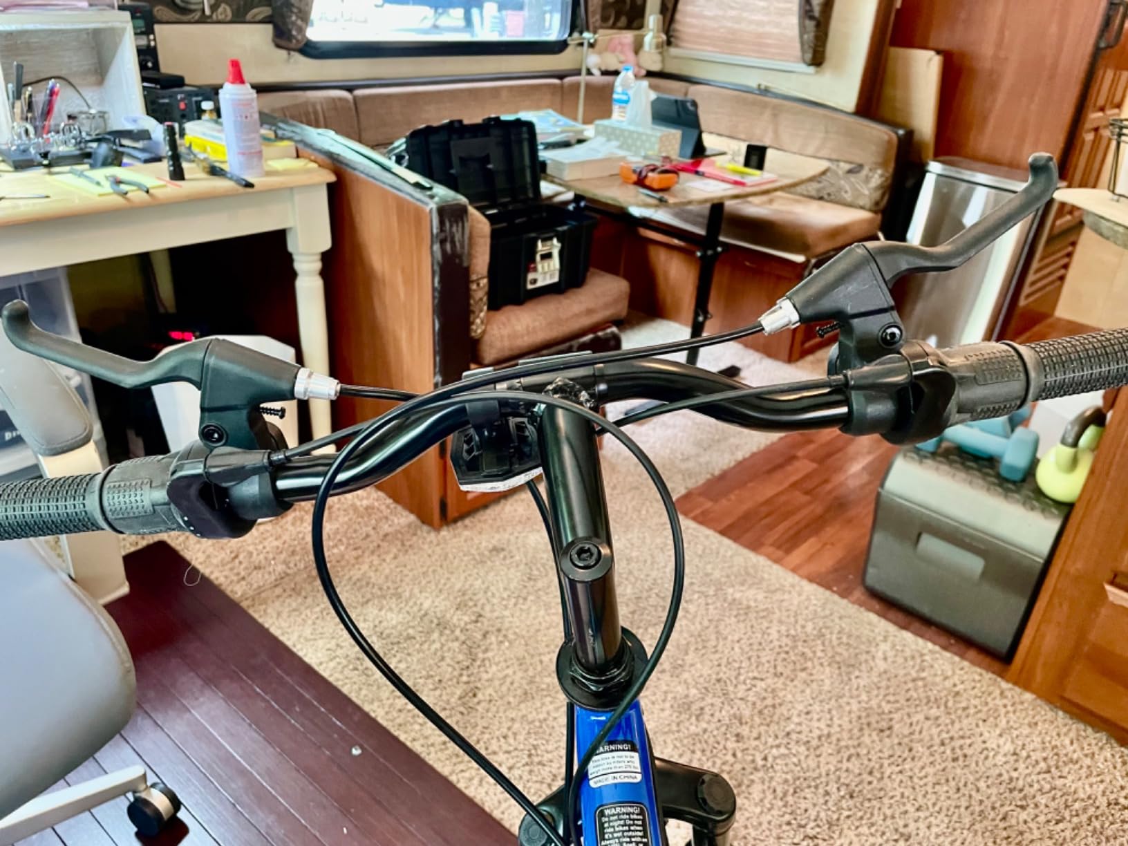 WEIZE 26 27.5 in Mountain Bike Trail MTB Bicycle for Men Women | 21 Speed with Aluminum Frame, Full Suspension, Dual Disc Brakes, Comfortable Saddle and Front Reflector, Multiple Color customer photo 1