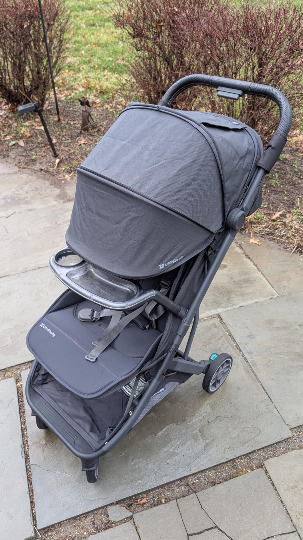 UPPAbaby Minu V3 Travel Stroller - Lightweight & Compact - James | Lightweight at 16 lbs, fits in overhead bins, able to be used from birth, large basket holds up to 20 lbs customer photo 2