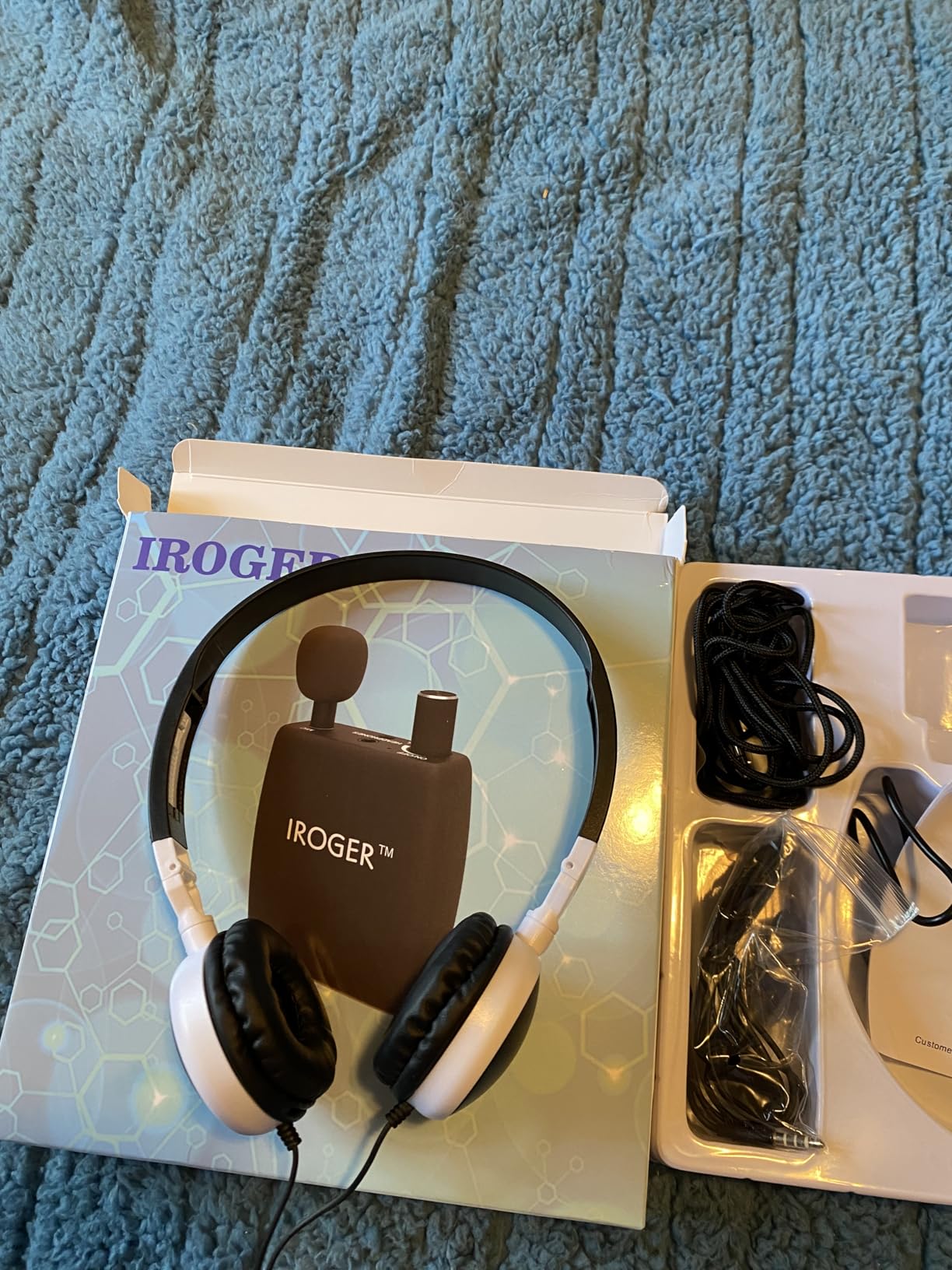 Hearing Amplifier Rechargeable Hearing Device with Headphone Personal Sound Amplifier for Ears,Seniors,Directional Microphone customer photo 2