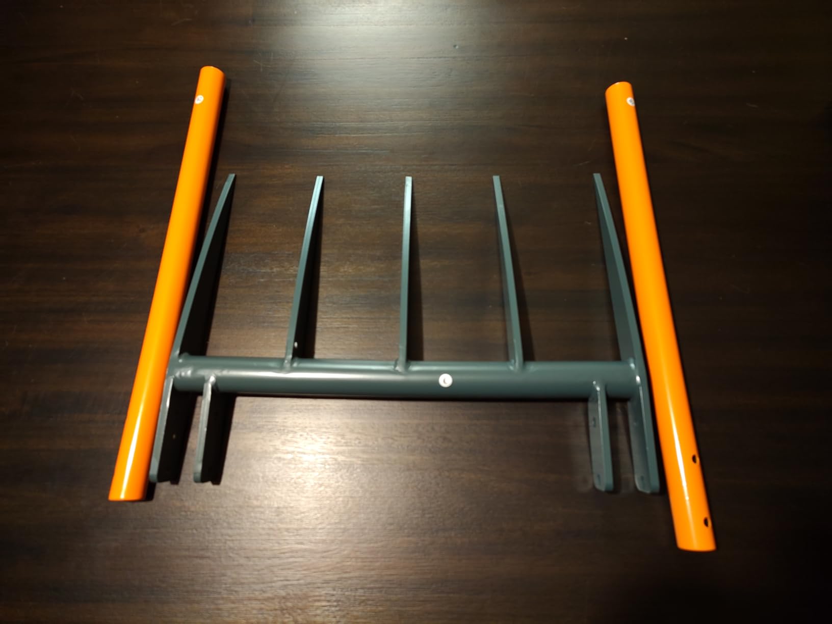 Broadfork Garden-Tool Heavy-Duty Broad Fork - 50cm Wide 5 Tines Digging Fork with Pedals, Robust Durable Garden Fork for Loosening Soil and Weed Removal customer photo 2