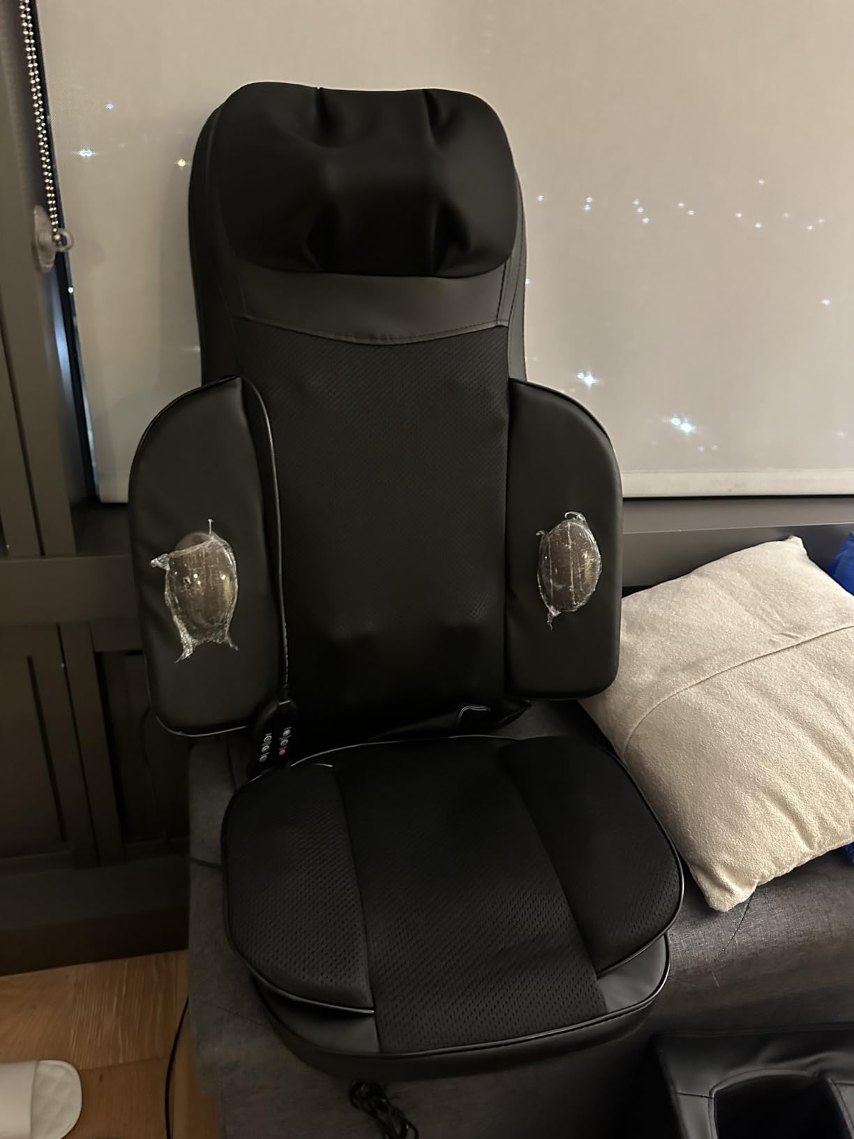 Kalamera Full Body Massage Chair Pad with Neck Back Foot Shiatsu Massaging | Deep kneading roller massage vibration neck and back massager for chair with foot massage machine for home office relaxation customer photo 2