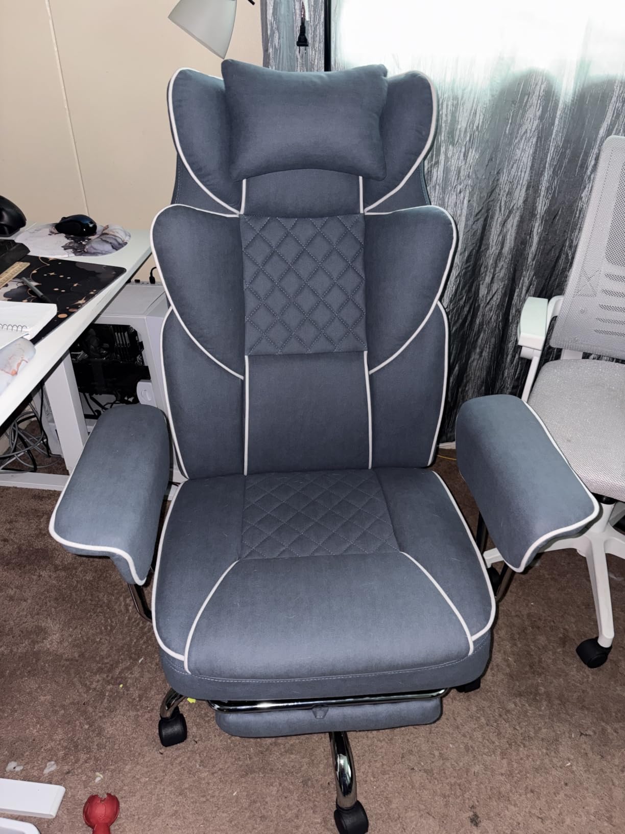 NEO CHAIR Big & Tall Leather Office Chair, High Back, Lumbar Support, Black | Gaming Chair for Adults and Computer Use, Reclining Office Chair with Foot Rest, Massage, Comfy Design and Heavy Duty Support customer photo 2