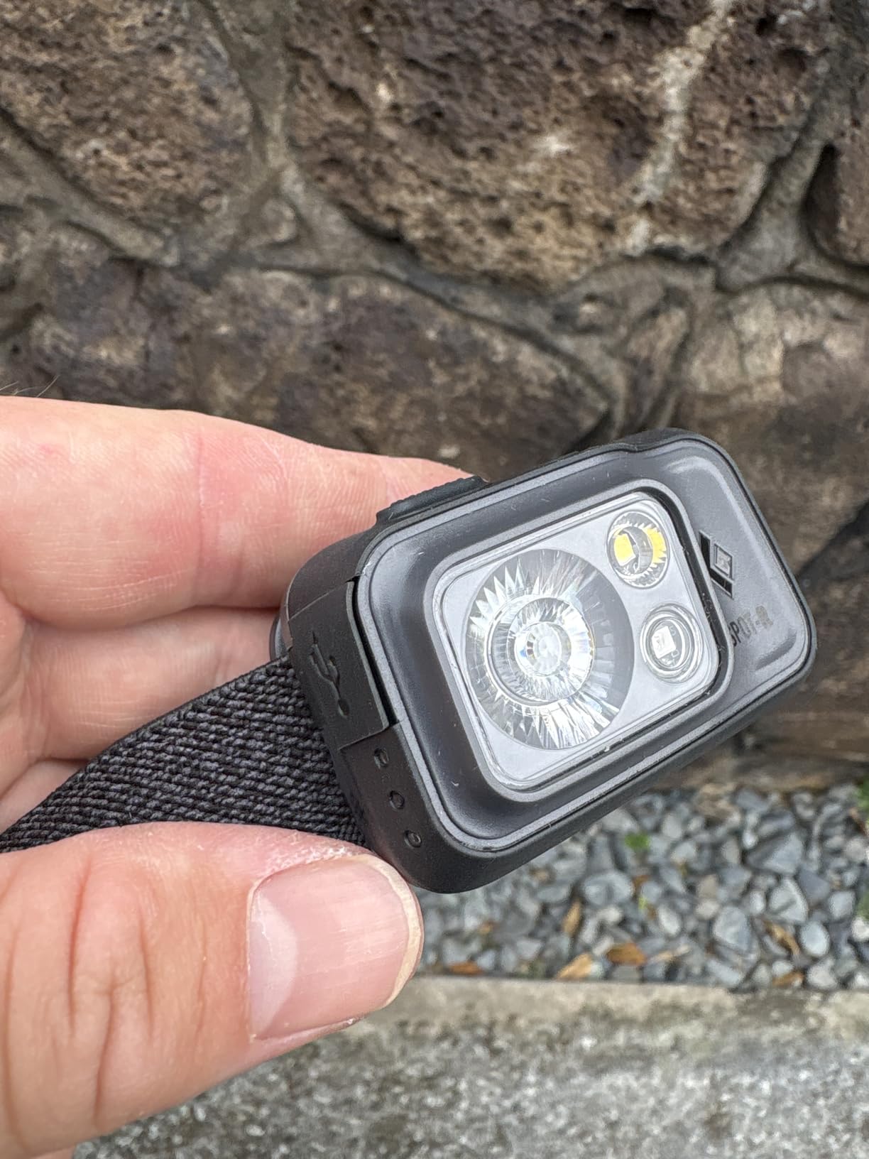BLACK DIAMOND Spot 400-R Headlamp, Rechargeable, Dimmable, Bright, BD Azul | 400 lumens, Red Night Vision, Brightness Memory, PowerTap, Battery Meter Tracks Runtime, Integrated Rechargeable Battery customer photo 1
