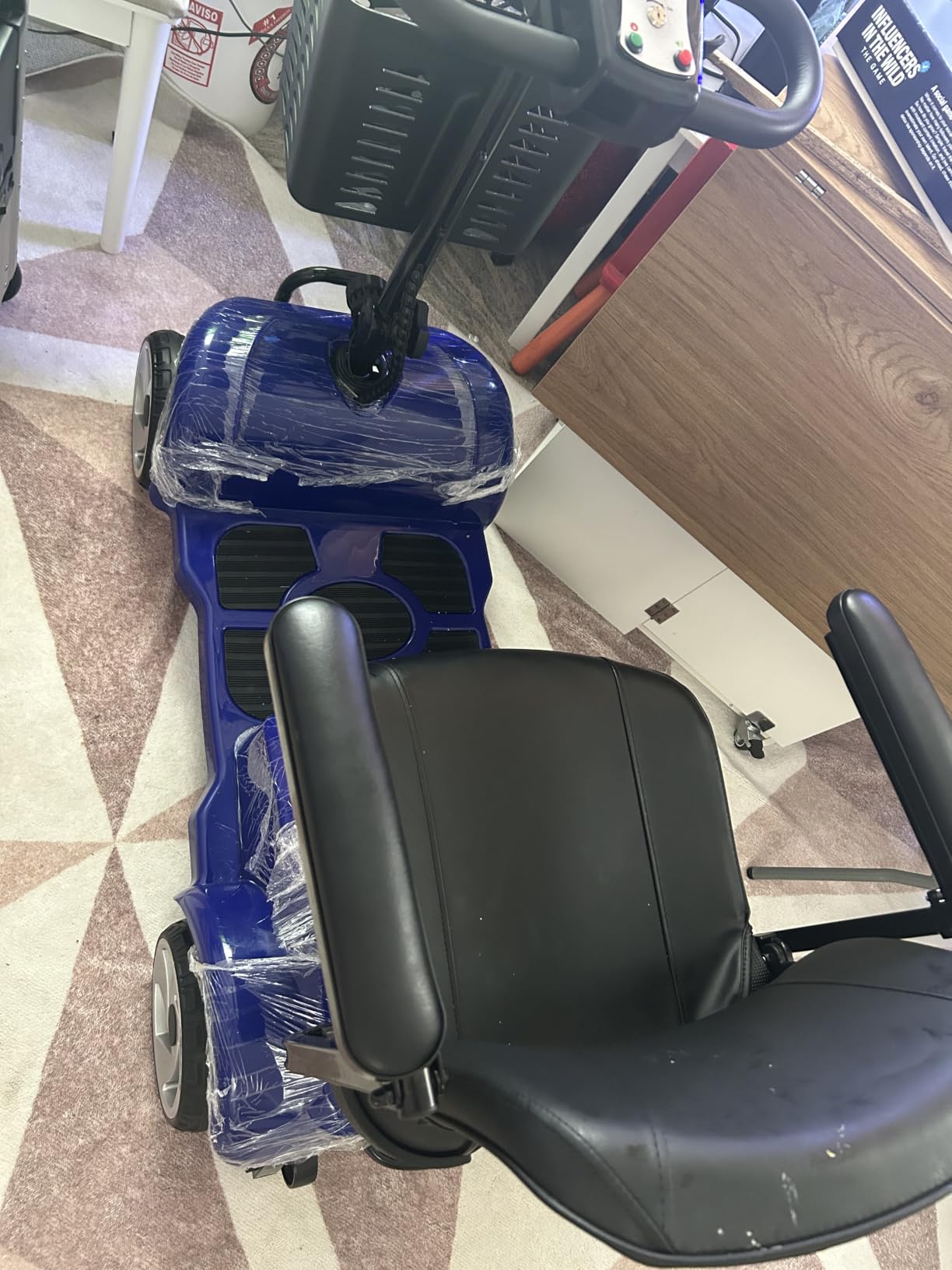 4 Wheel Mobility Scooters for Seniors& Adults, 20 Miles, 6.2 MPH | All Terrain Powered Mobility Scooters, Lightweight Foldable Mobility Scooter with LED Headlight&Front Basket customer photo 1