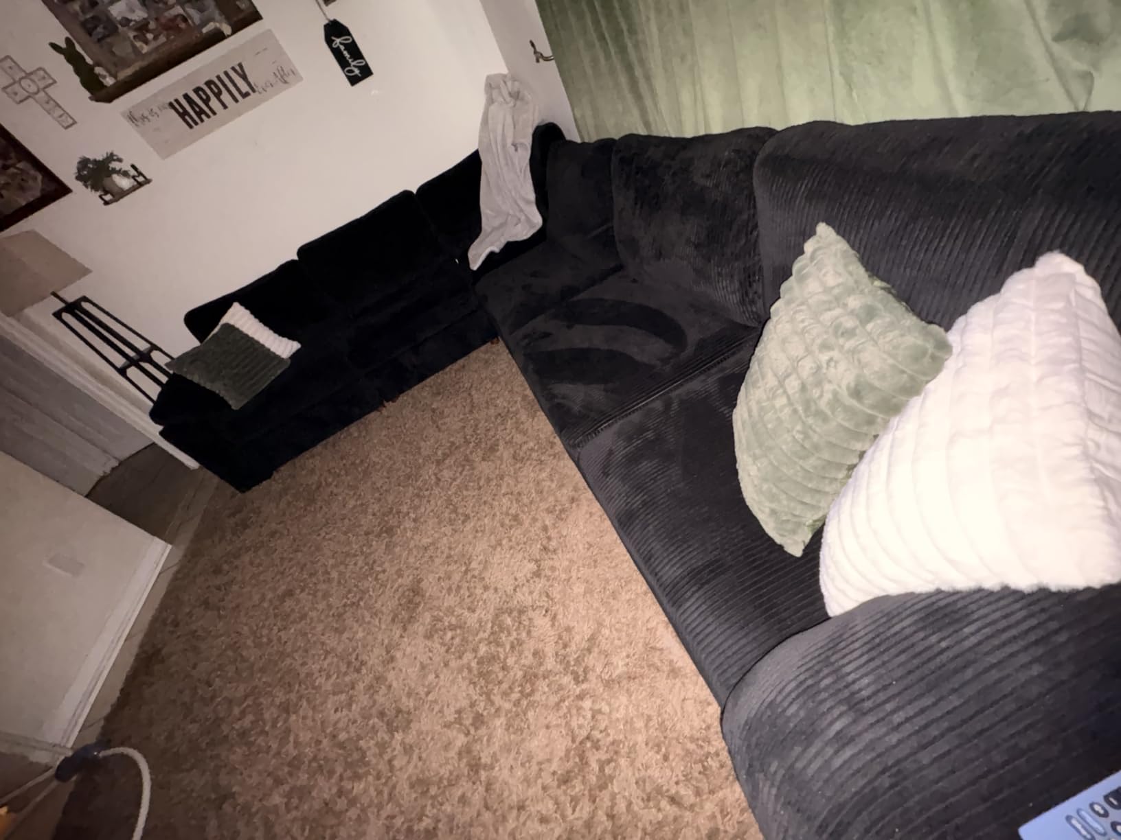 EASE MOOSE Green Sectional Modular Sofa, Oversized Deep Seat Cloud Couch | Extra large Deep Seat Couch, Anti-slip bottom, Removable washable Modern comfort cloud Modular sofa customer photo 1
