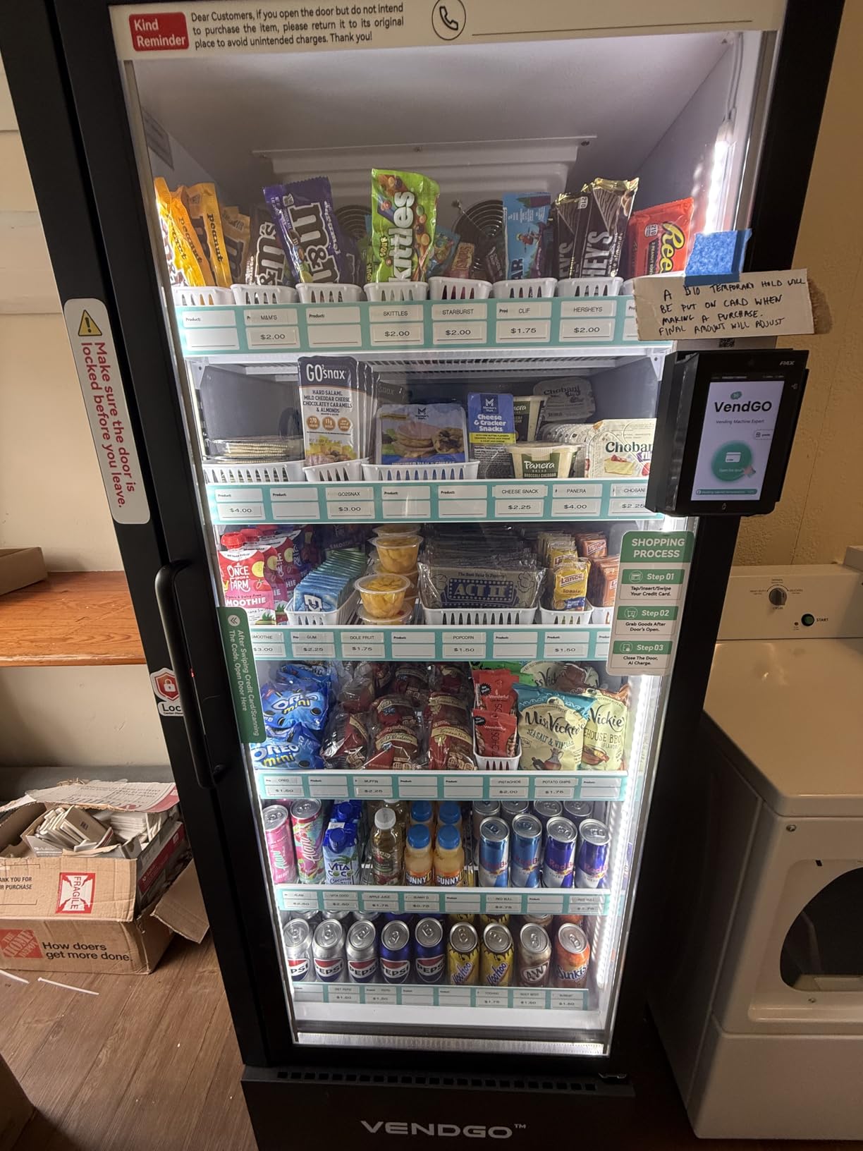 AI Vending Machine with Credit Card Reader, High Capacity 700 Can Refrigerated Combo Snack Drink Vending Machine,6 Shelf Layers AI Vision Recognition, Remote App Control for Business Office Gym School customer photo 2