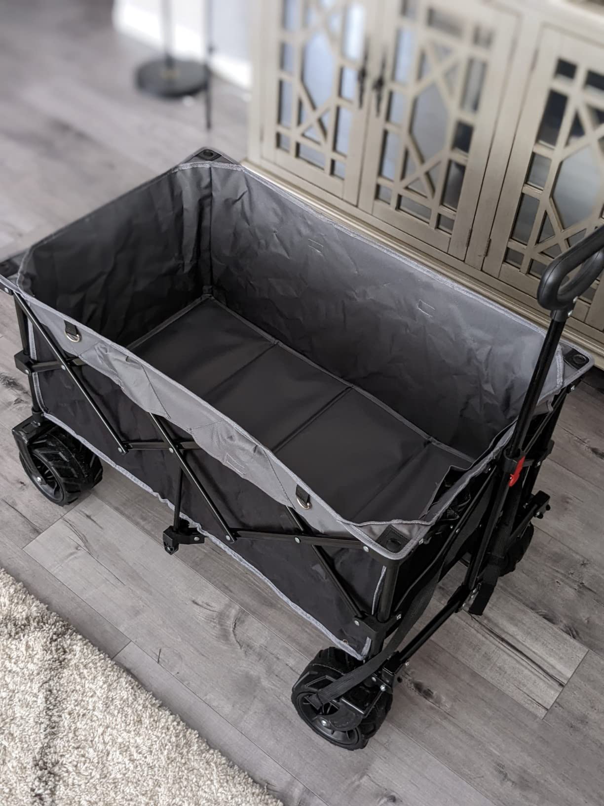 Hikenture Foldable Beach Wagon with Big Wheels for Sand, 450 lbs Capacity customer photo 1