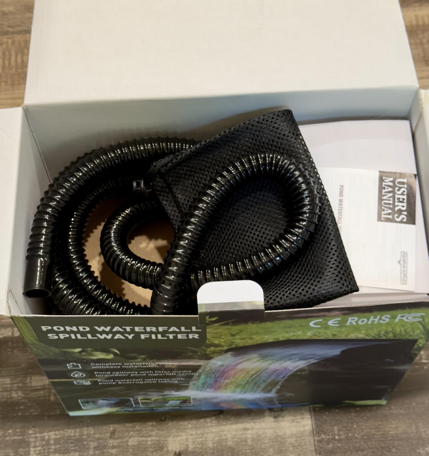 All-in-1 Pond Waterfall Spillway Kit, 12