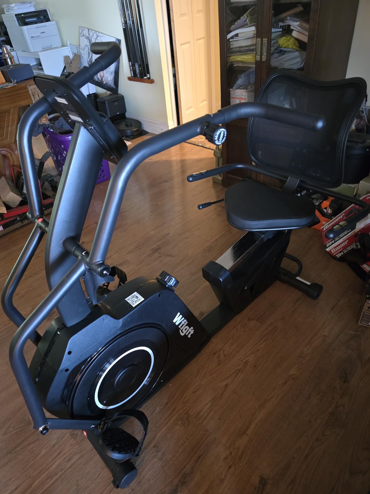 Recumbent Exercise Bikes for Home,Stationary Bike with Arm Exerciser | Smart Bluetooth App, 450LBS Capacity, 16 Level Magnetic Resistance, LCD Monitor, Home Rehab for Seniors Adults customer photo 2