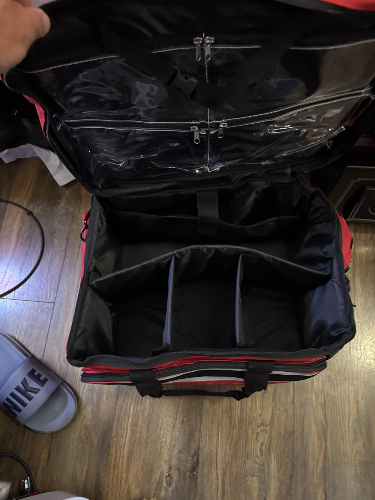Rolling Medical Bag - Insulated Waterproof Nurse Bag with Trolley | For nurses & doctors. Insulated compartment, waterproof, detachable trolley, reflective, movable dividers. For home health. customer photo 2