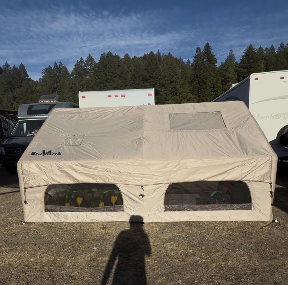 Inflatable Tent for Camping 8-12 Person, 4 Season Family Glamping Tent customer photo 1