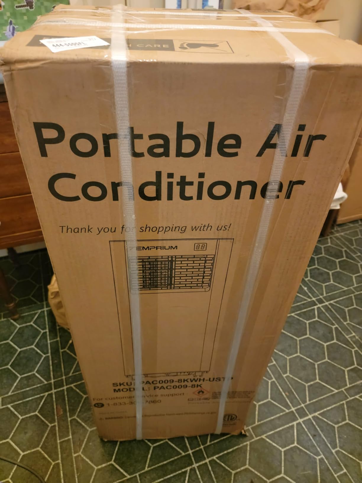 14,000 BTU Portable Air Conditioner, 4-in-1 Smart AC with WiFi | Whisper-Quiet 41 dB Cooling with App and Voice Control for Large Rooms, Apartments and Home Offices up to 750 sq. ft. customer photo 2