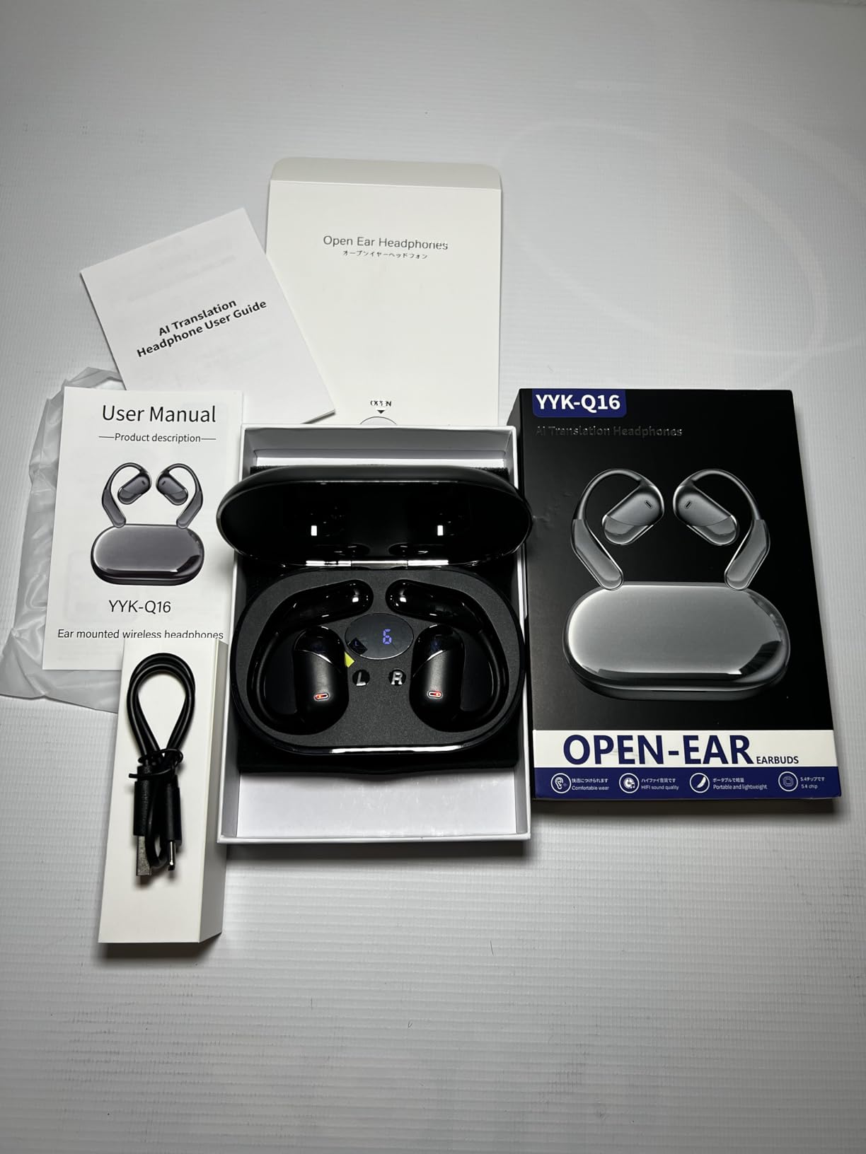AI Translation Earbuds, Real Time 2-Way 198 Languages Translator Headphone | 60H Playtime Bluetooth 6.1 Translating Ear Buds for Travel, Music, Calls, Audifonos Traductores Inglés Español customer photo 1