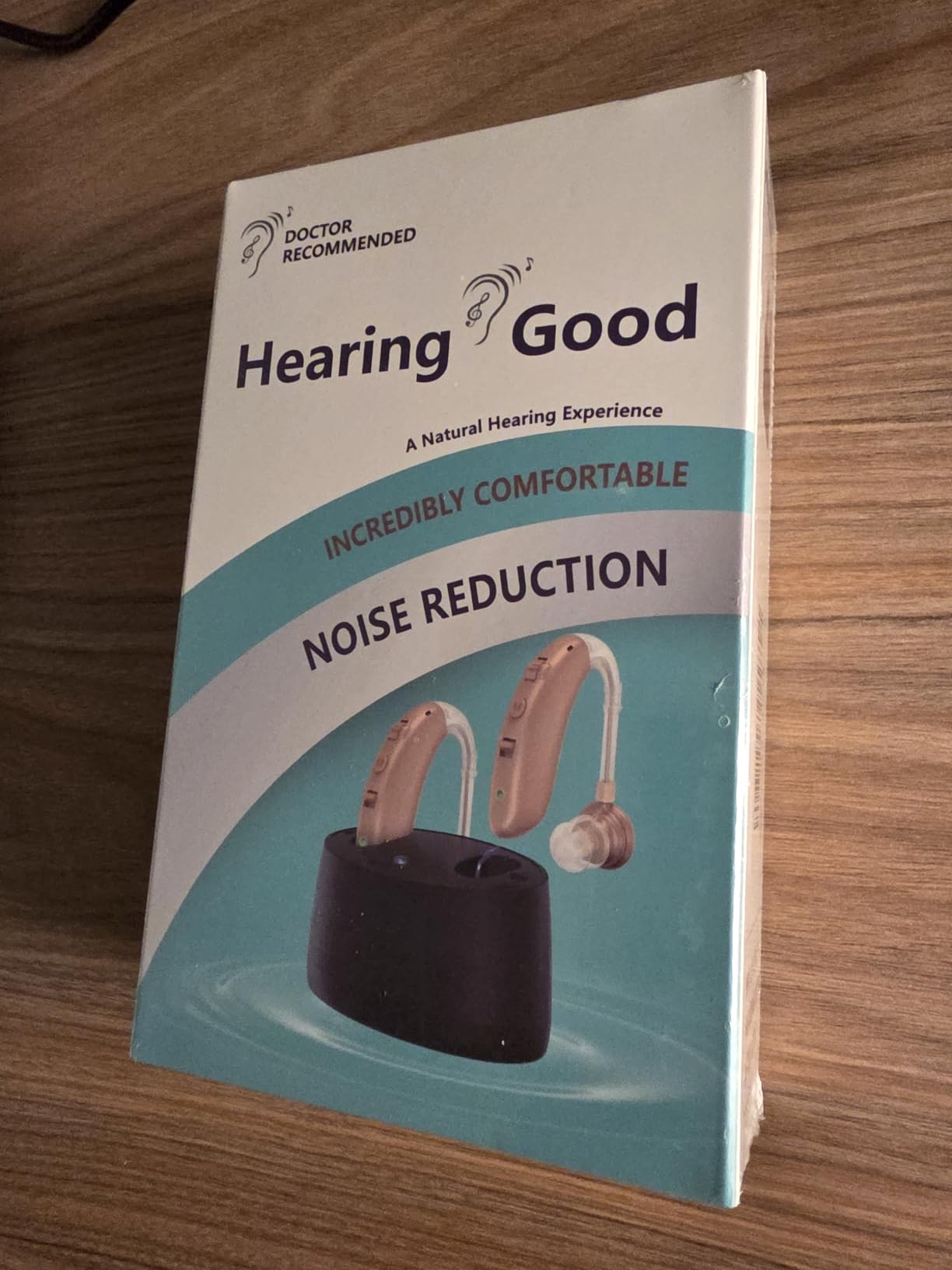 Bluetooth Hearing Amplifiers for Seniors/People with Hearing Impairments | Long range listening device with LED, 4 listening modes & noise reduction, 45h life pocket rechargeable hearing aids customer photo 1