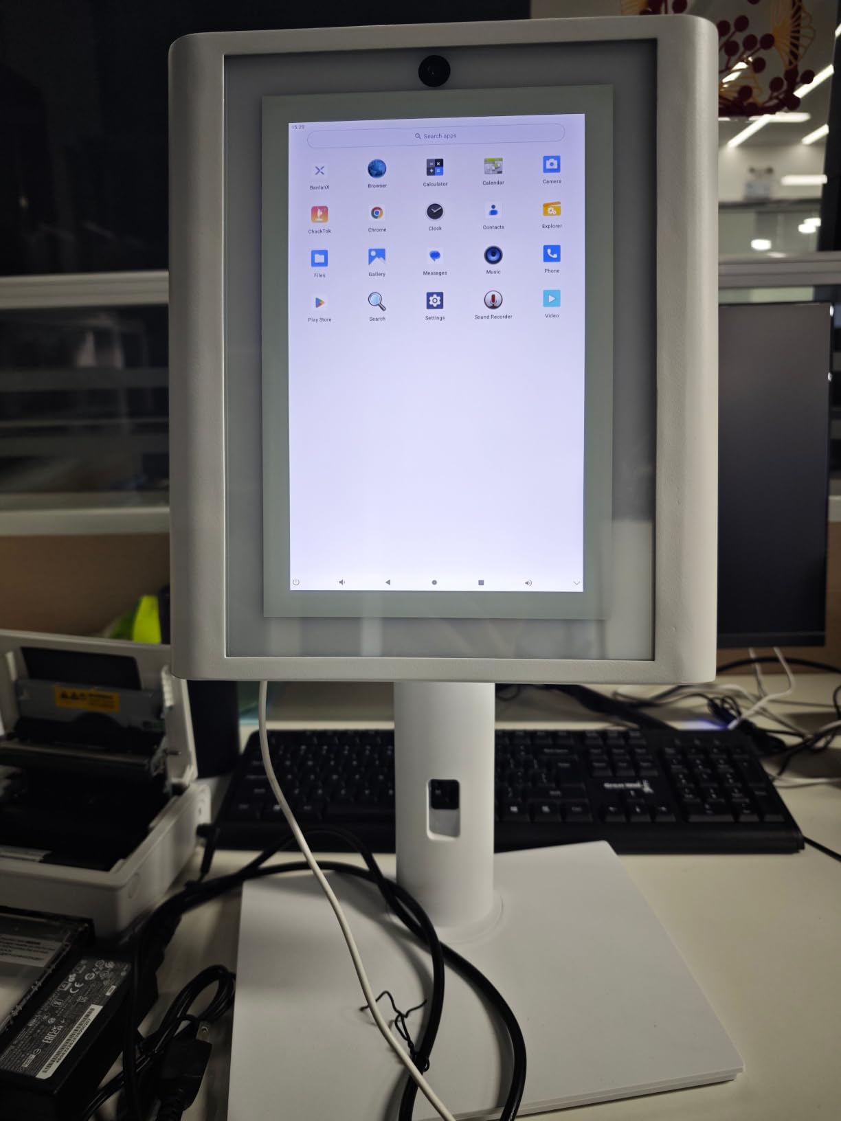 Desktop Photo Booth Machine with Instant Printer, LED Ring Light | 10.1