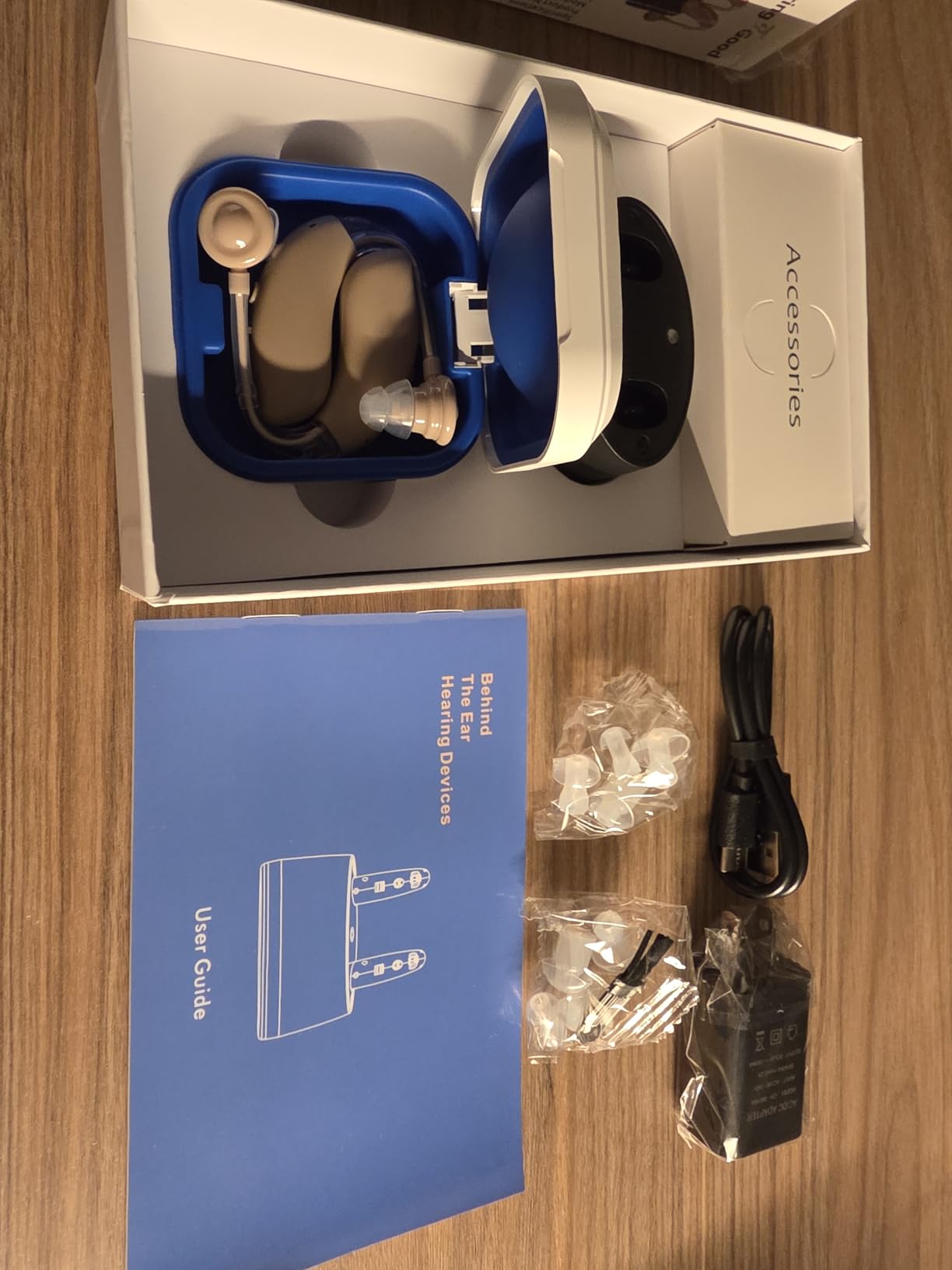 Hearing Aids for Seniors, Hearing Aid Rechargeable for Hearing Loss, Personal Hearing Amplifier with Volume Control and Portable Magnetic Charging Case, Noise Canceling Hearing Aids customer photo 1