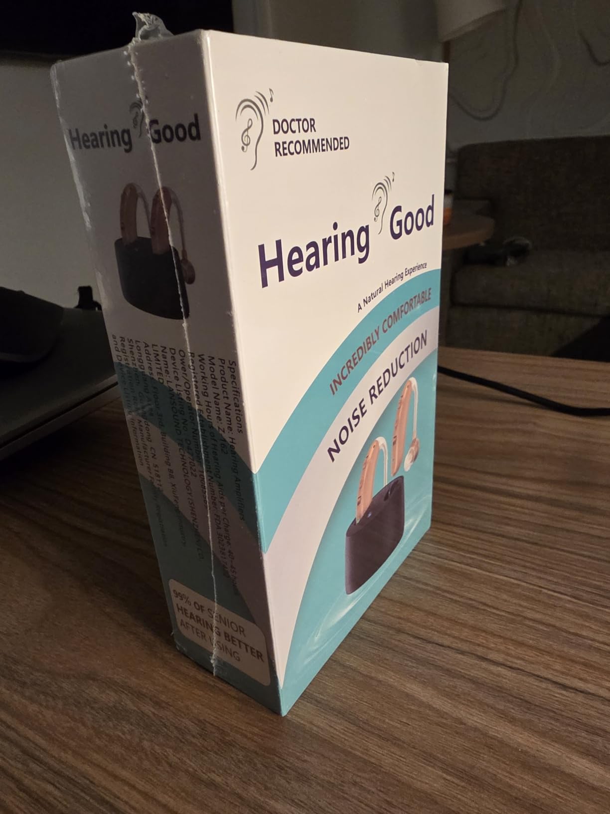 Hearing Aids for Seniors, Hearing Aid Rechargeable for Hearing Loss, Personal Hearing Amplifier with Volume Control and Portable Magnetic Charging Case, Noise Canceling Hearing Aids customer photo 2