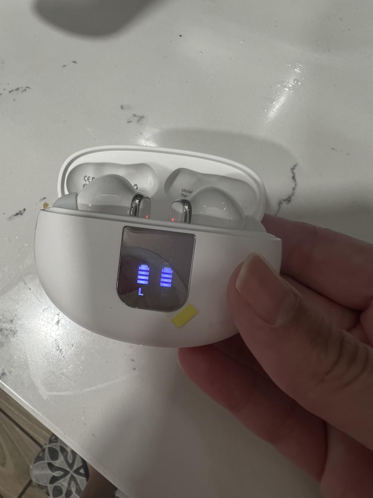 AI Translation Earbuds Real Time, 199+ Language Translator Earbuds with ANC | Bluetooth 6.1, Audifonos Traductores Inglés Español, 4Mic Translating Device & LCD Touch, Translate Ear Buds for Travel Learning customer photo 1