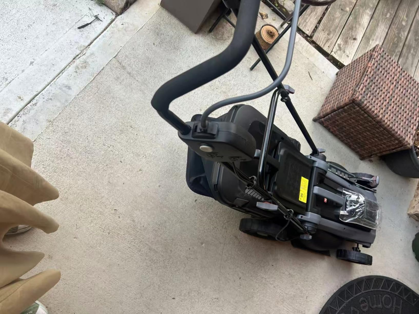 MZK 40V 16-Inch 2-in-1 Lawn Mower, Brushless Cordless Push Mower | Brushless mower with 5 height=