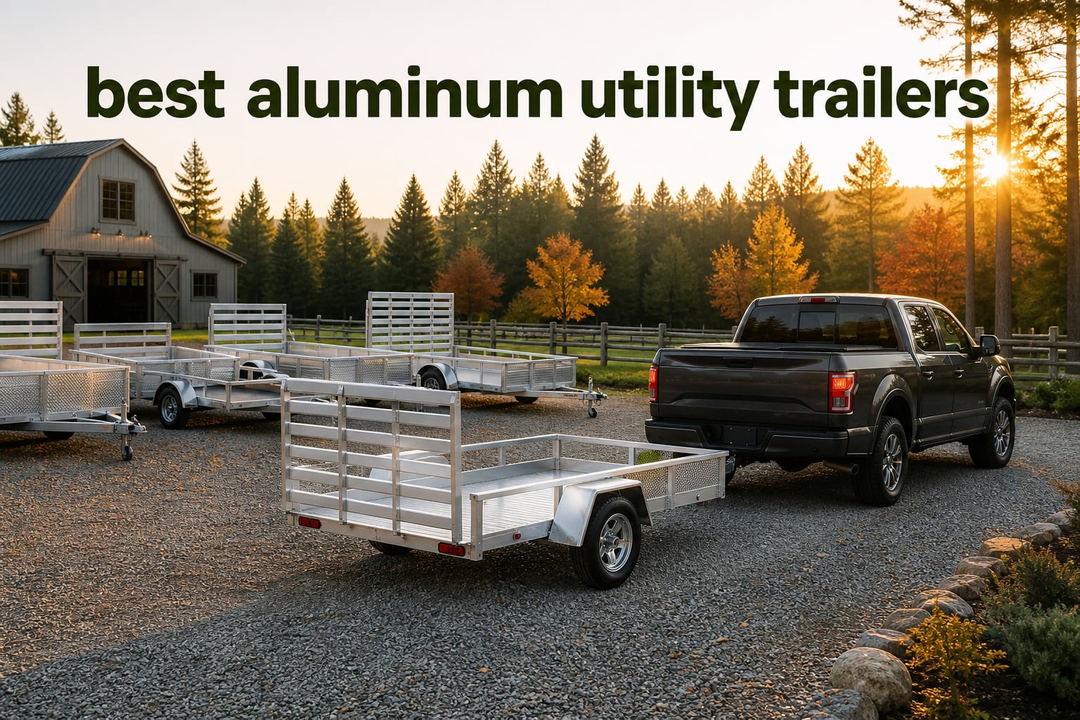 best aluminum utility trailers