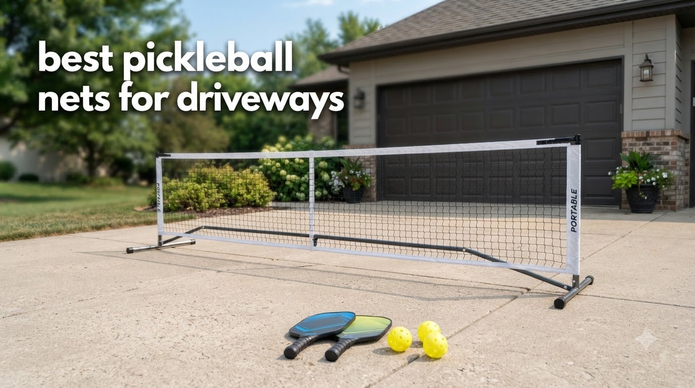 best pickleball nets for driveways