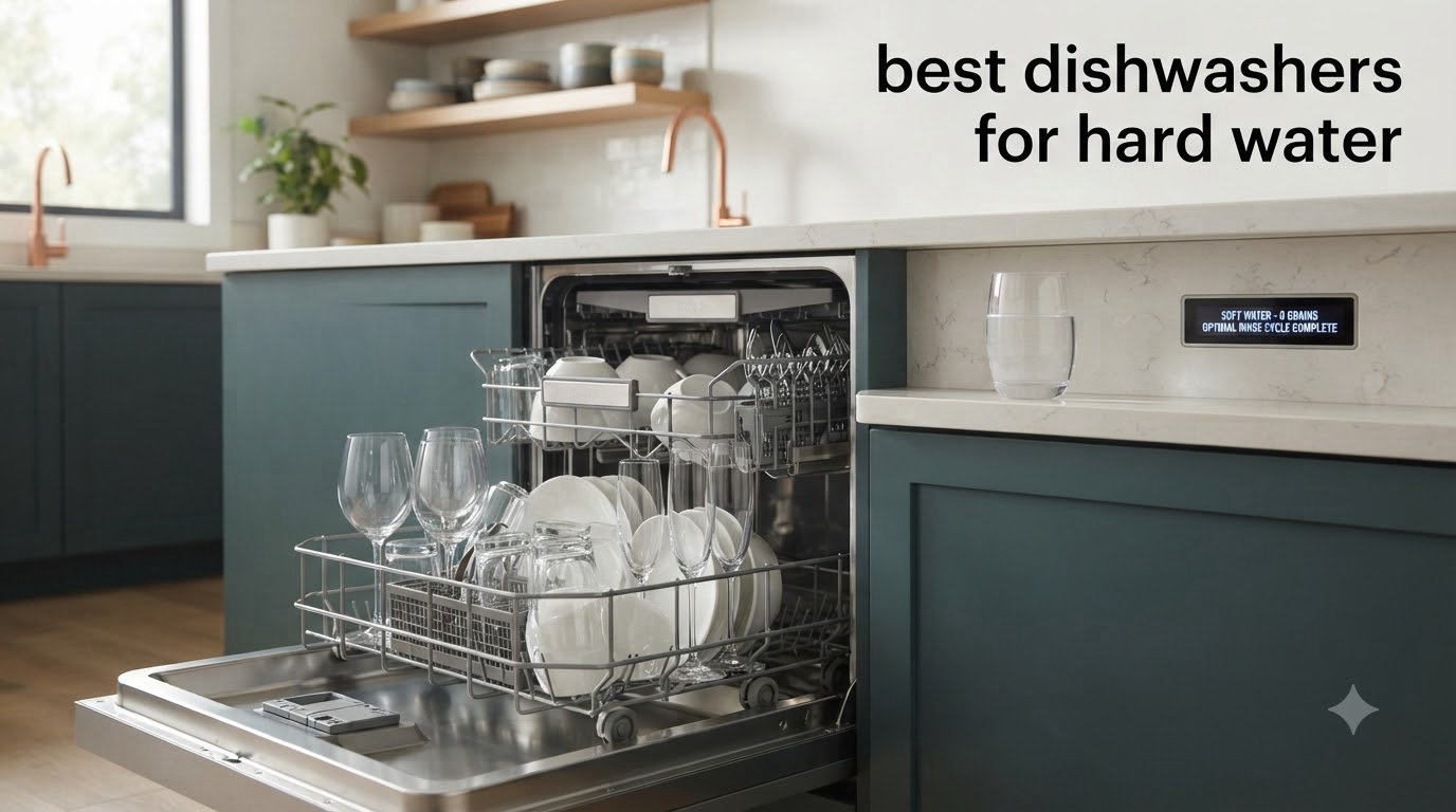 best dishwashers for hard water